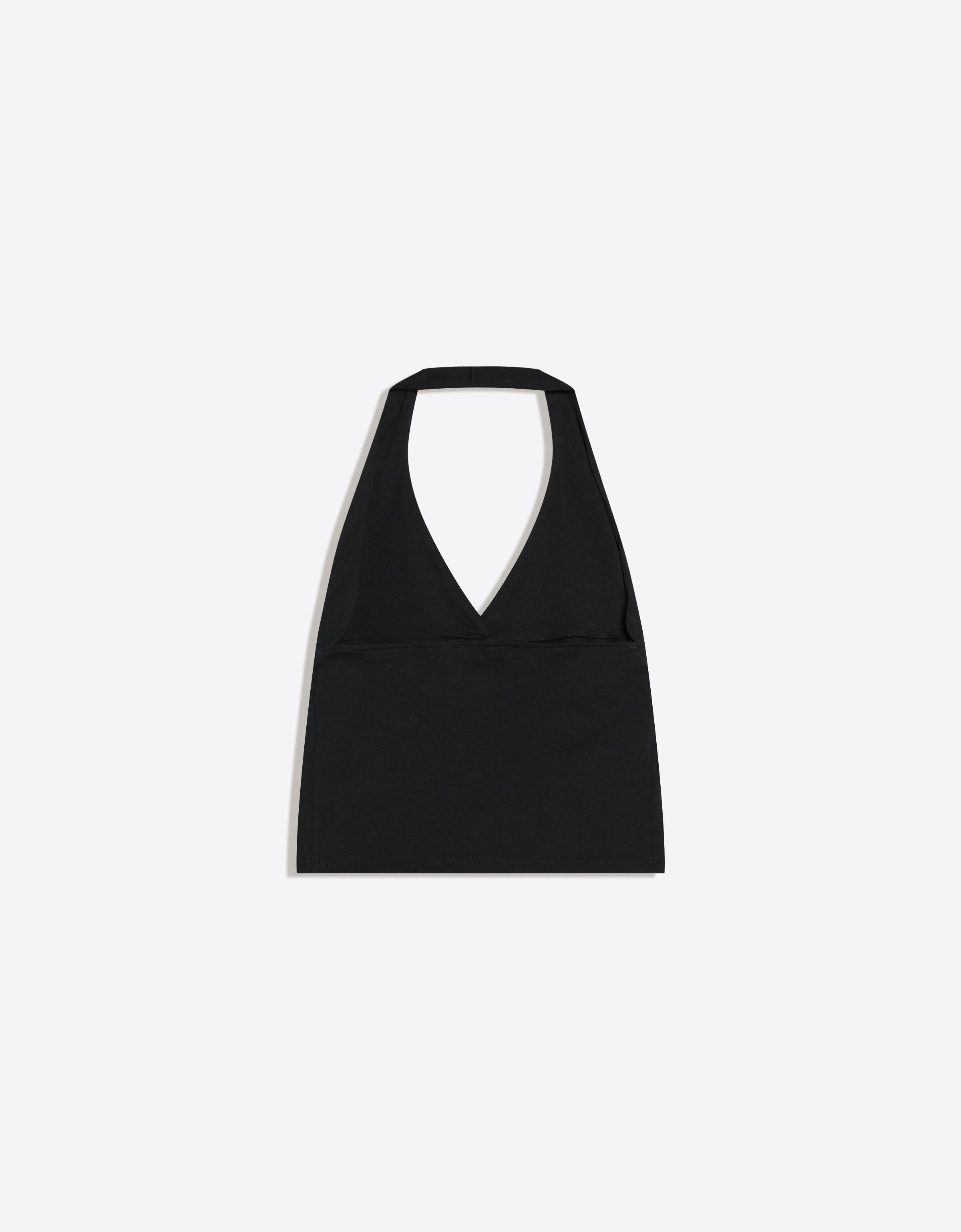 Halter top — Black