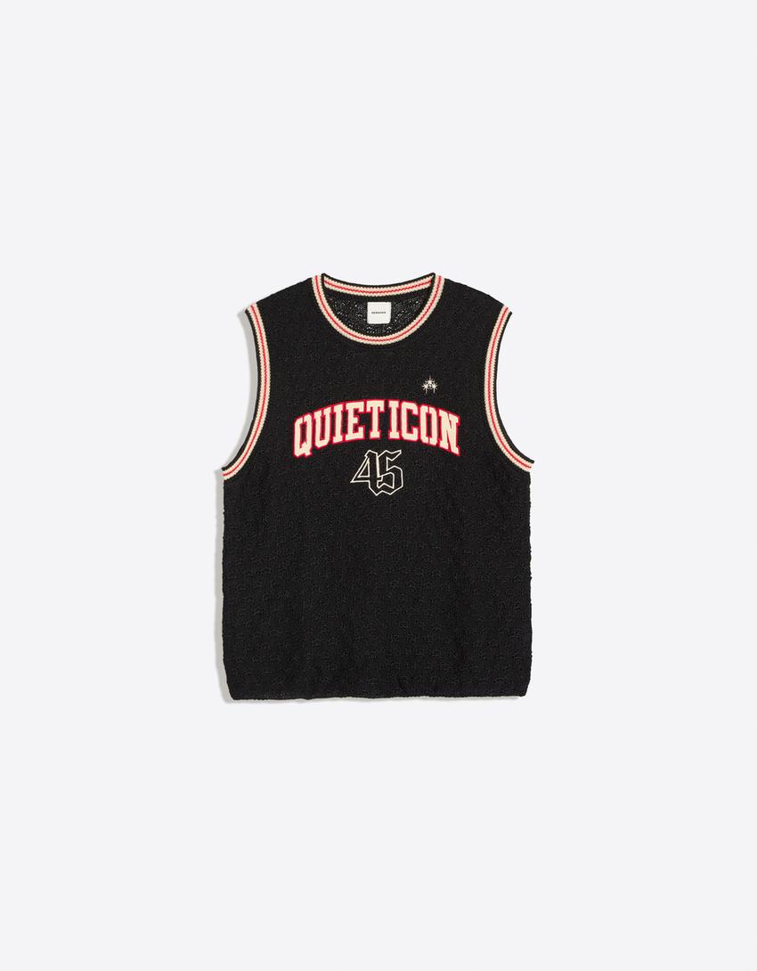 Retro strappy top-Black