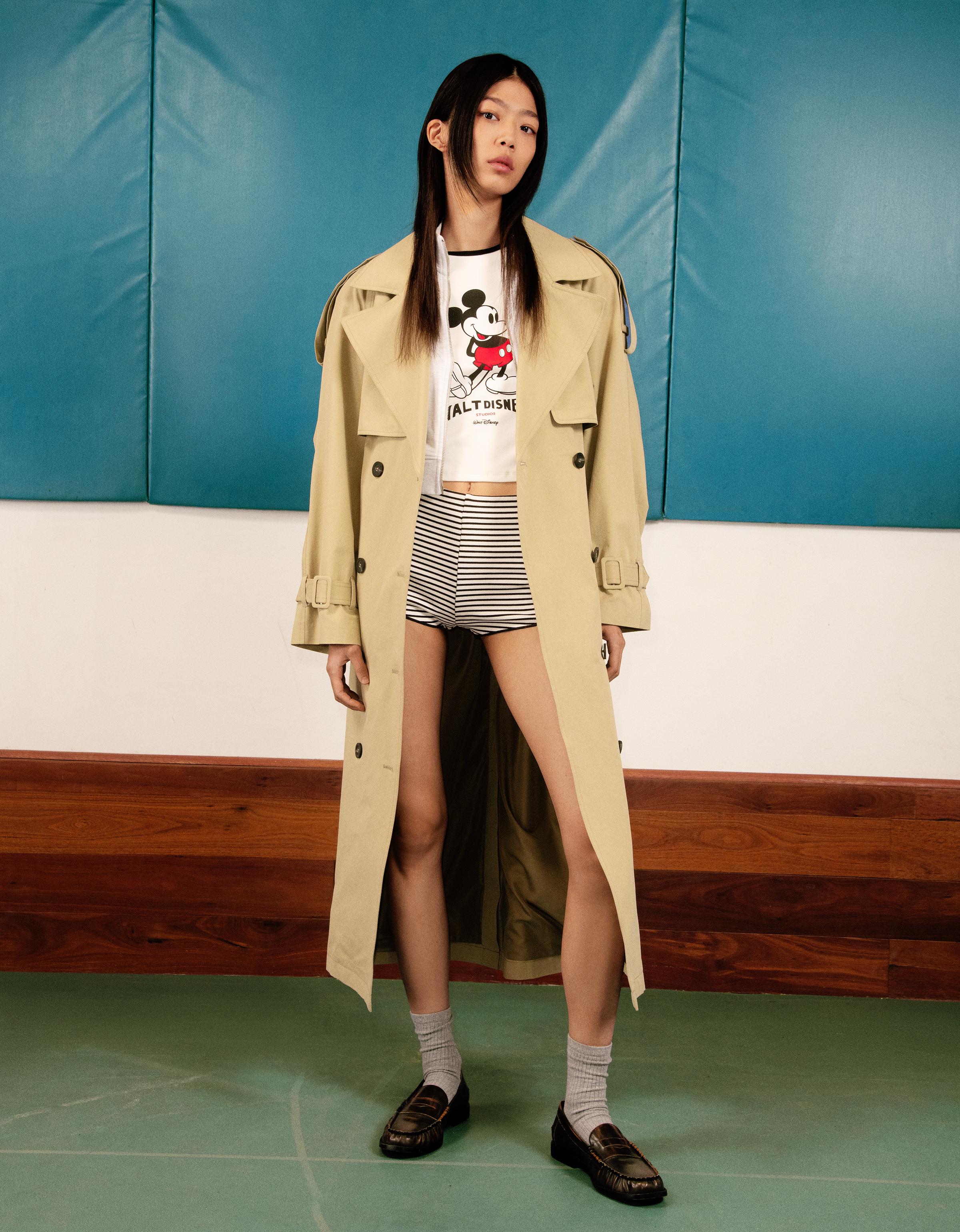Oversize trench coat - Women | Bershka