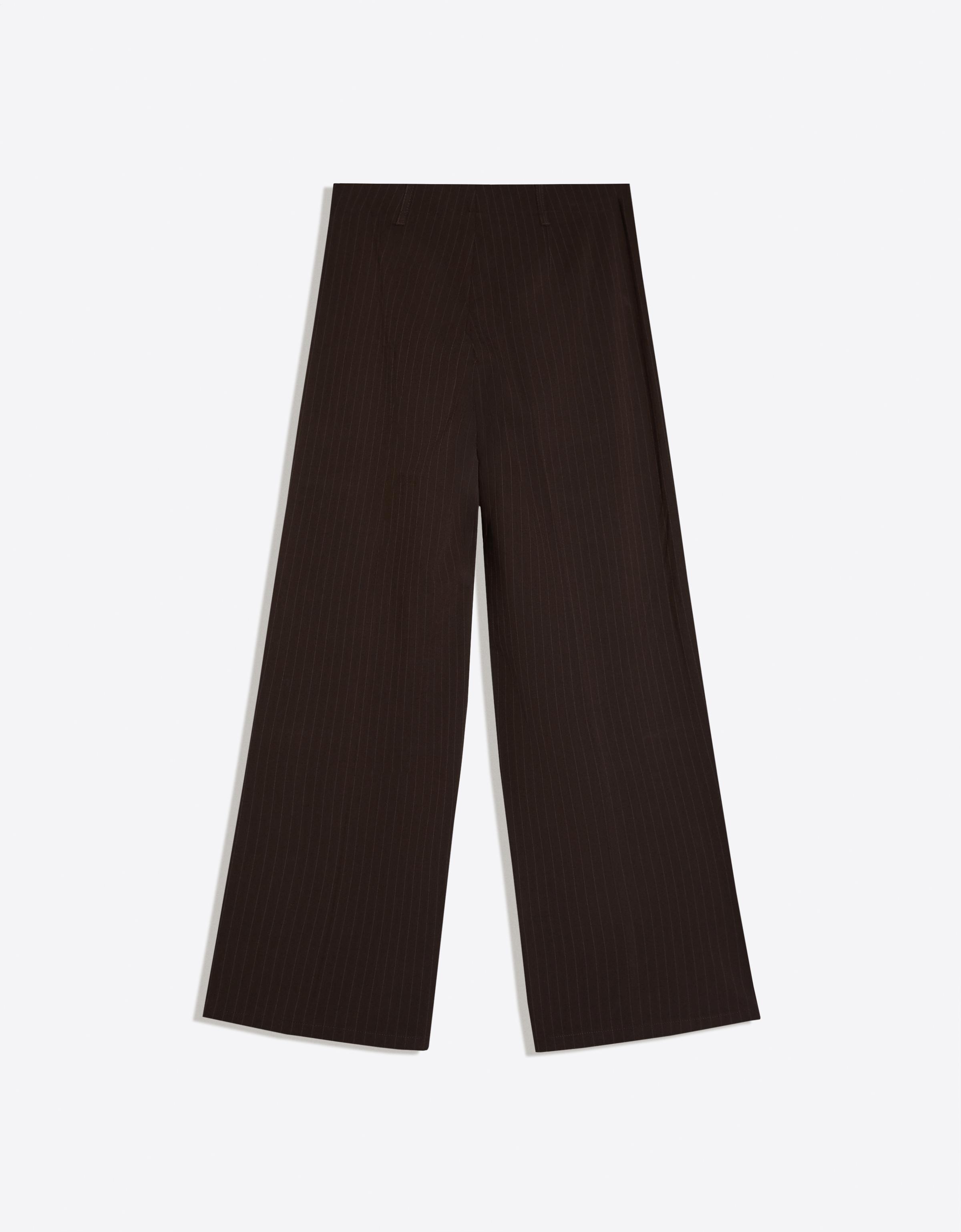 Wide-leg trousers — Brown