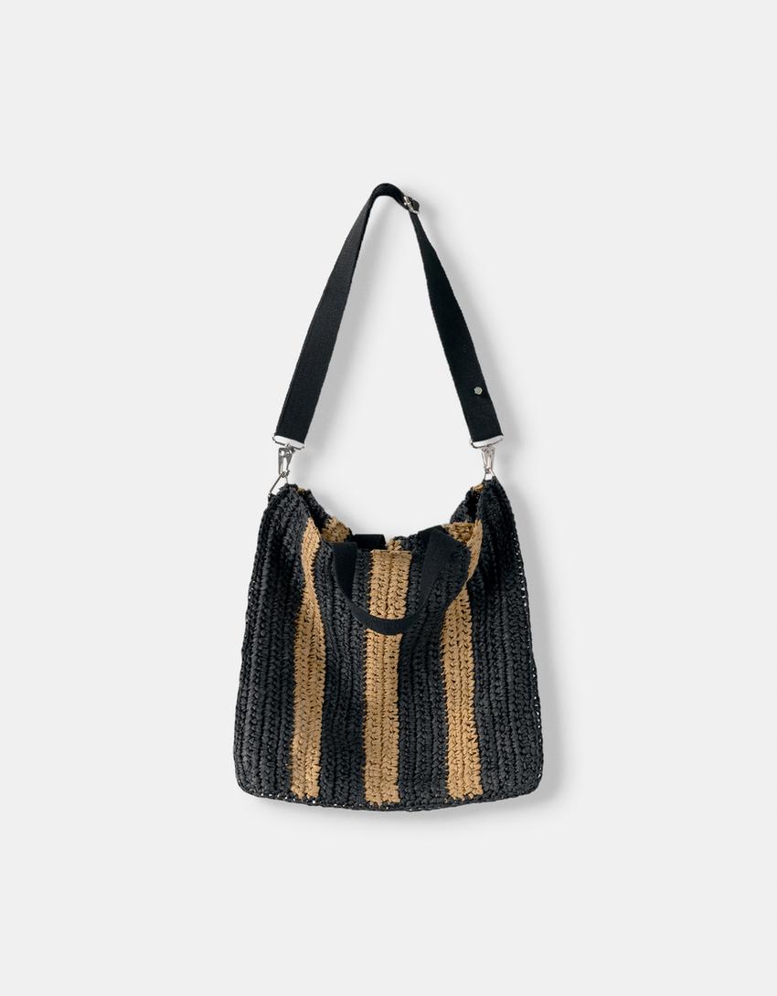 Sac cabas papier-Noir-4