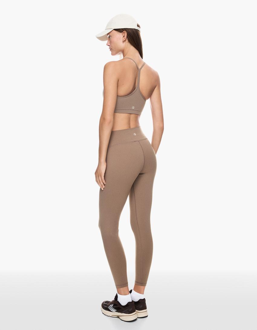 Quick-dry & breathable leggings-Camel-7