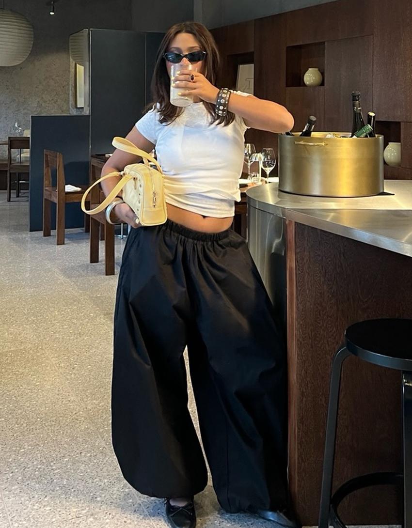 Studded Bowling Bag-Yellow