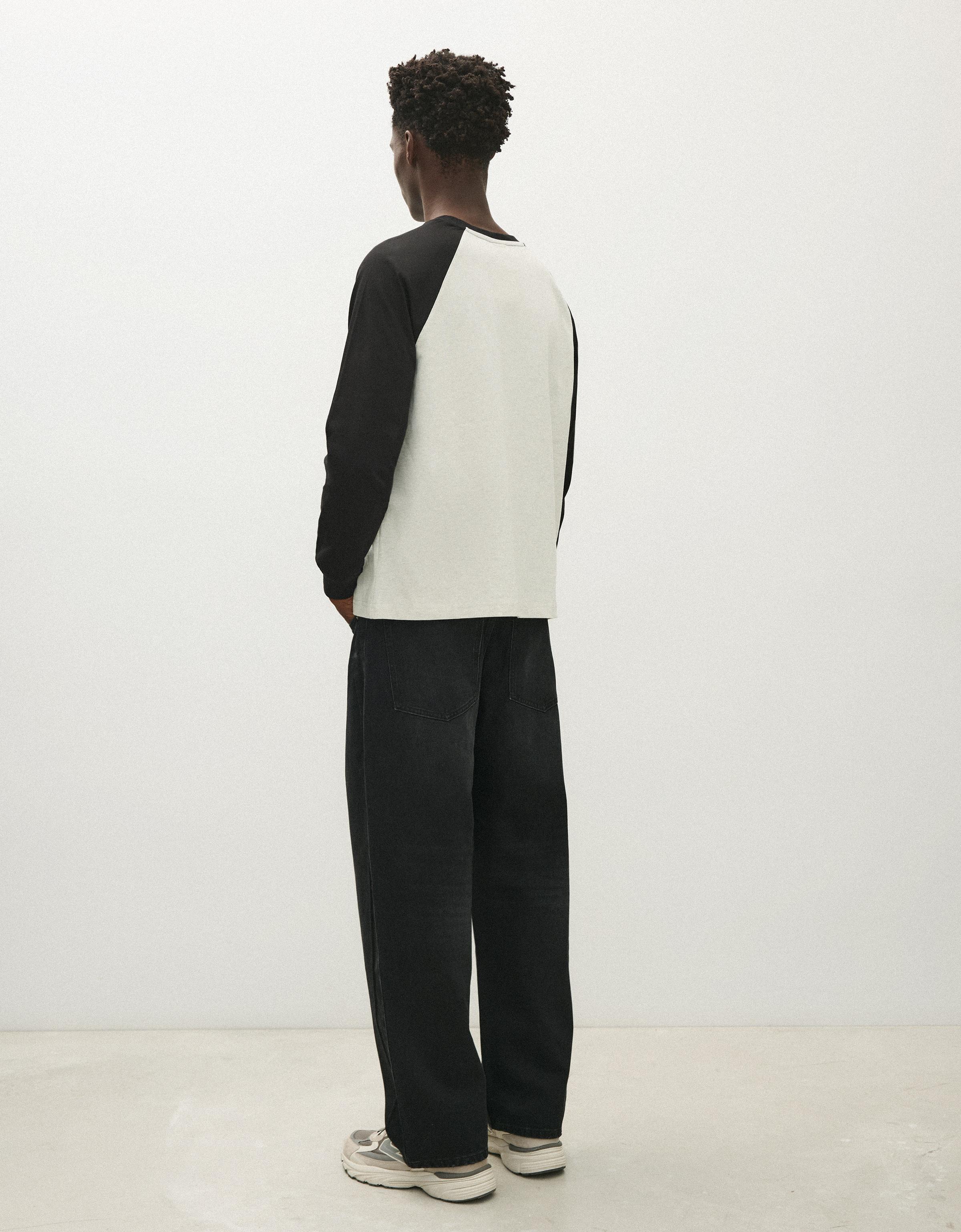Loose fit jeans — Black