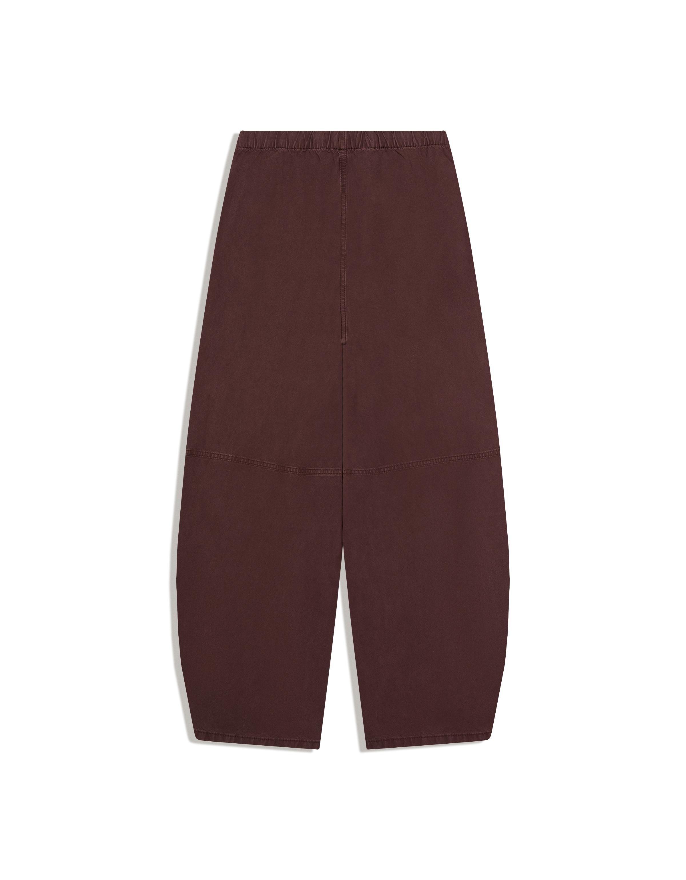 Low-rise wide balloon jeans