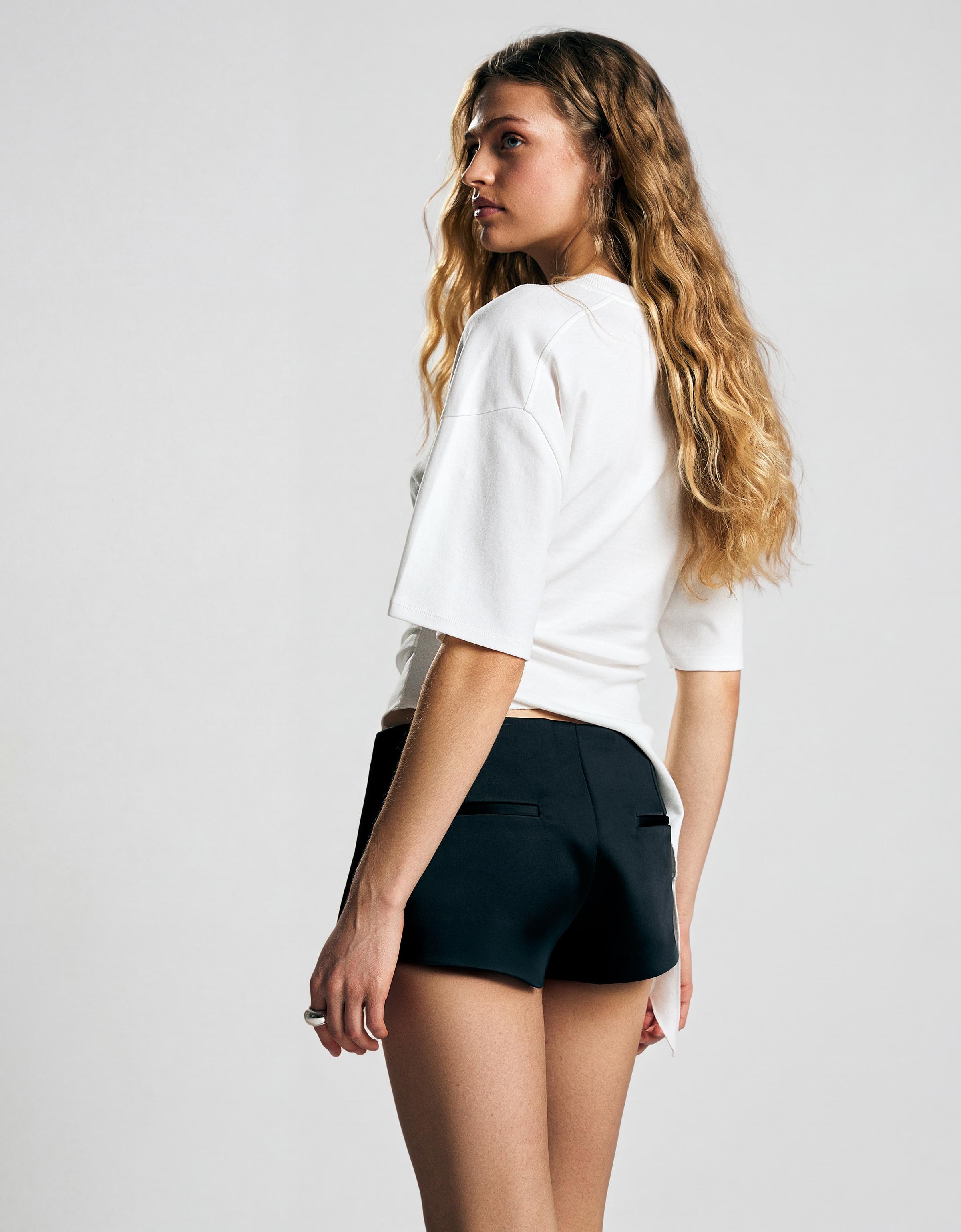 Saten şort - Görsel 16