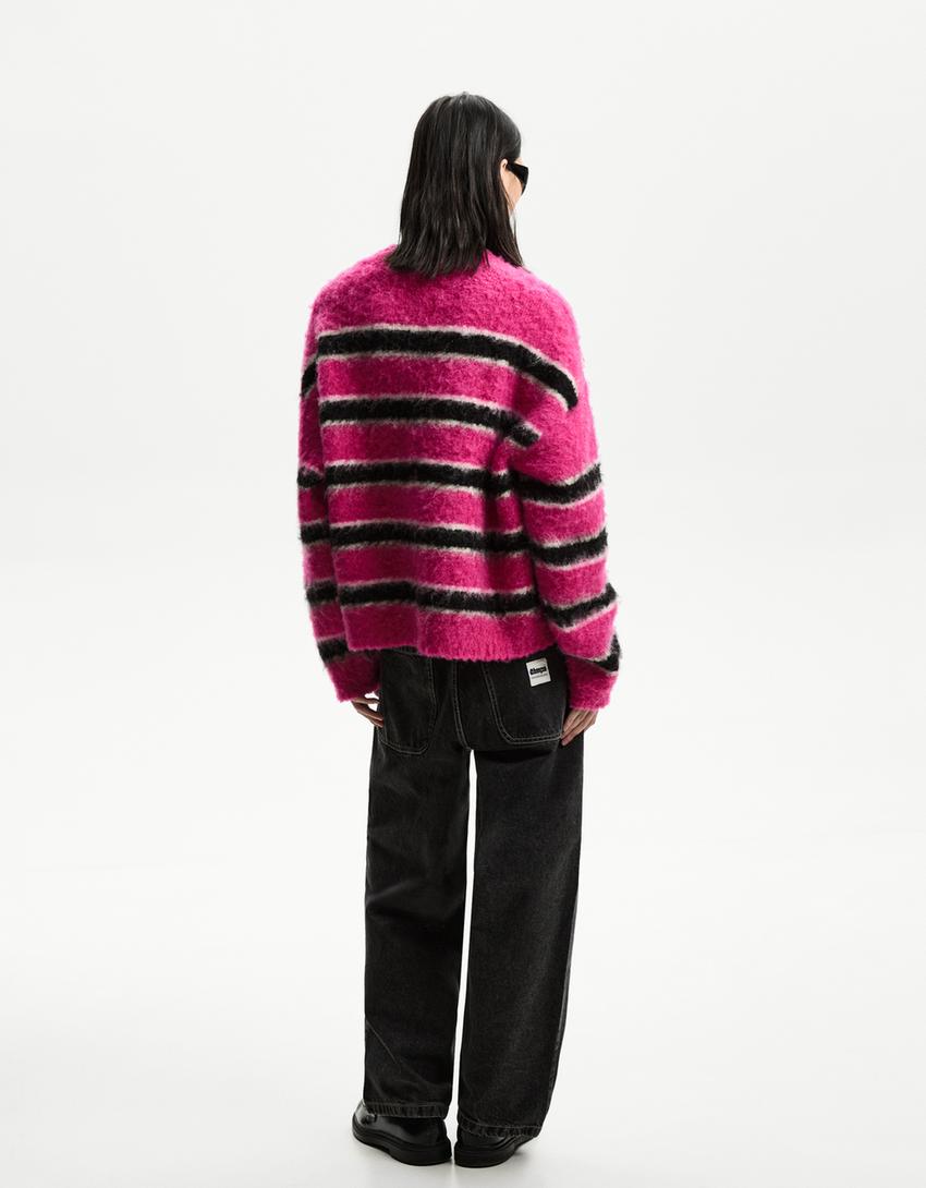 Jersey boxy rayas-Rosa-1