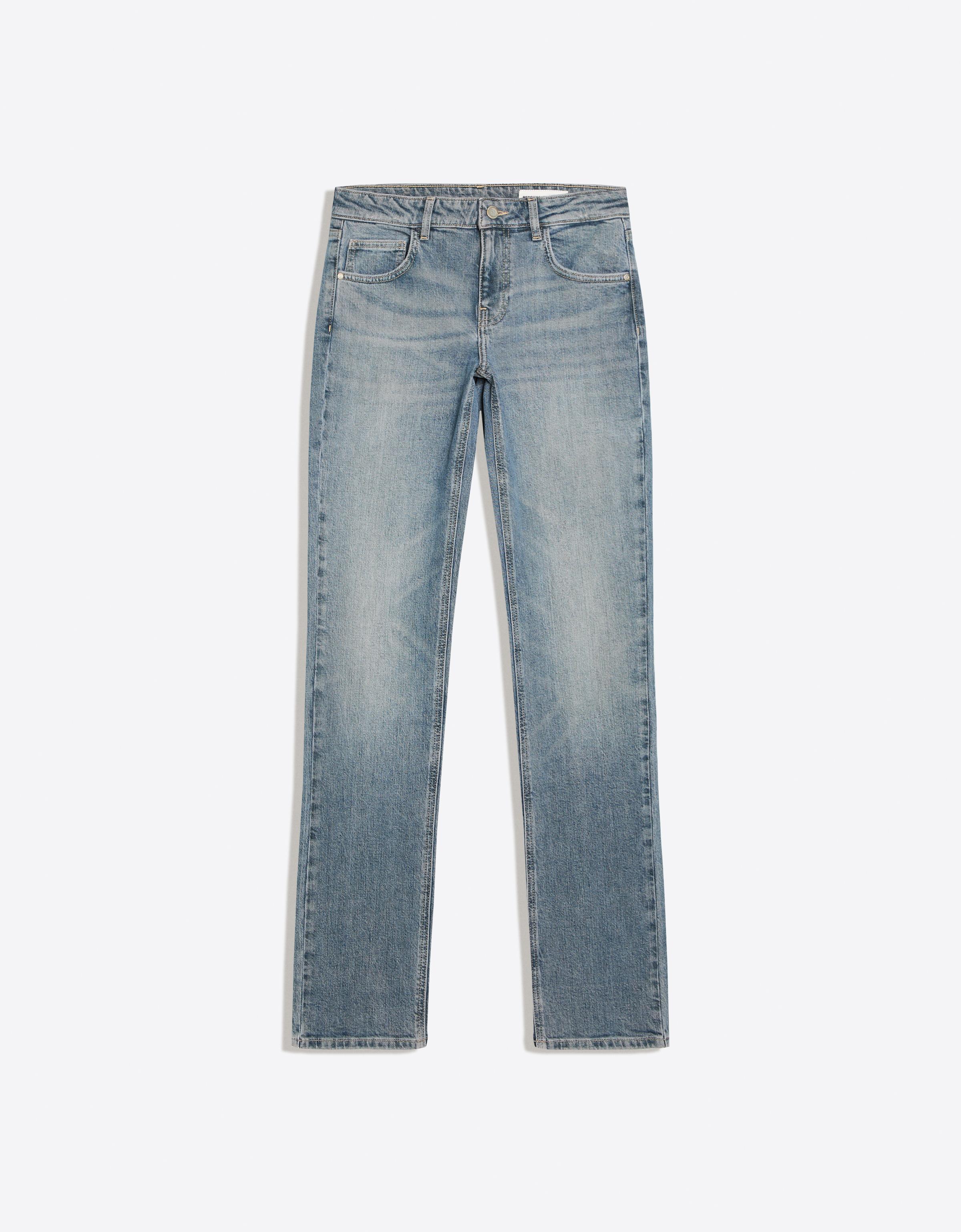 Low-rise slim fit jeans — Light blue
