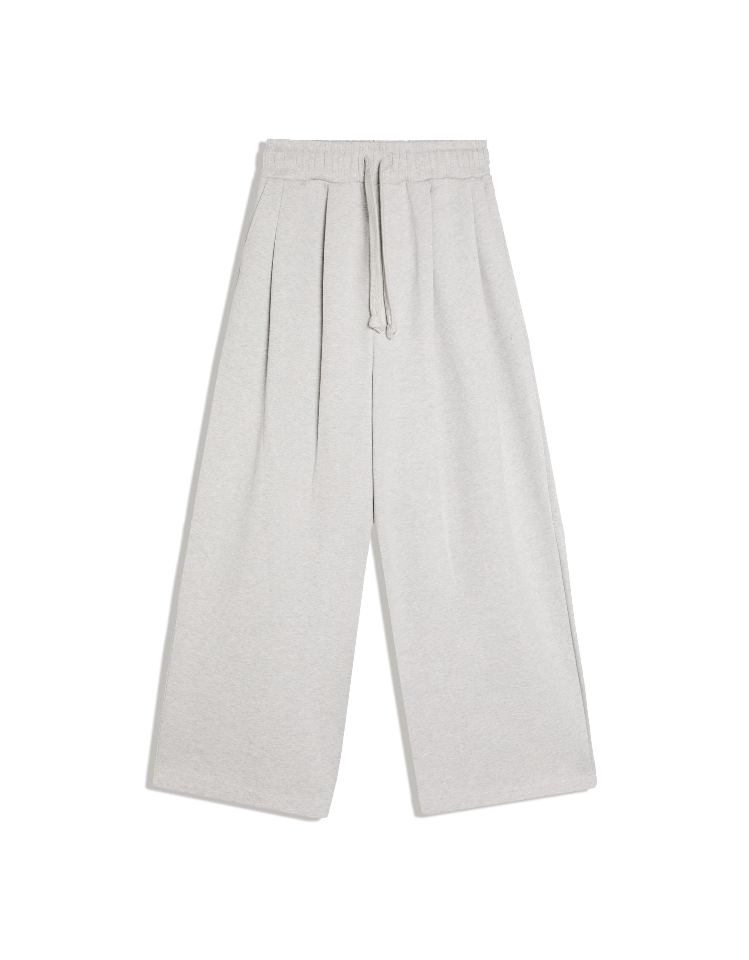 Super baggy pleated trousers — Grey