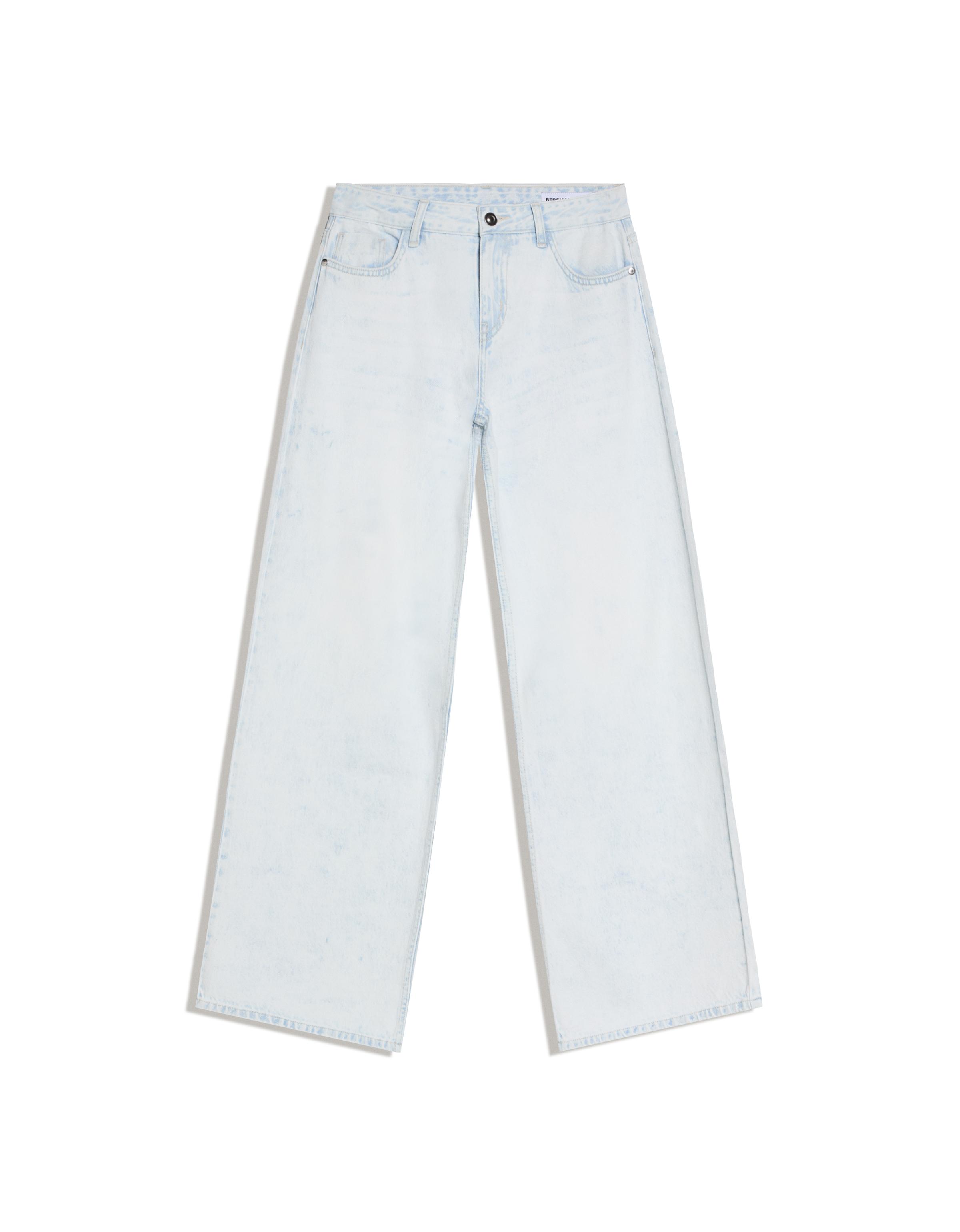 Geniş paça düşük bel jean - Görsel 80