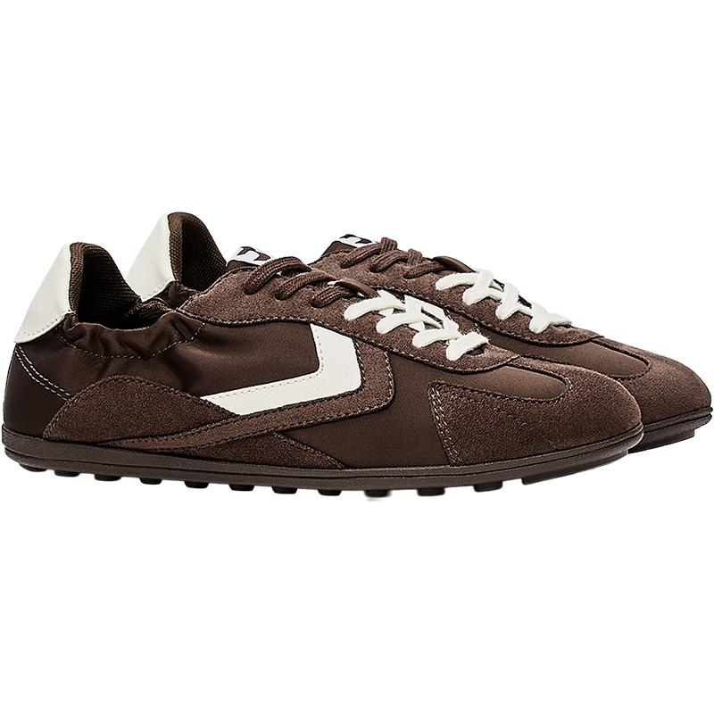 RETRO SLIM SOLE TRAINERS — Brown