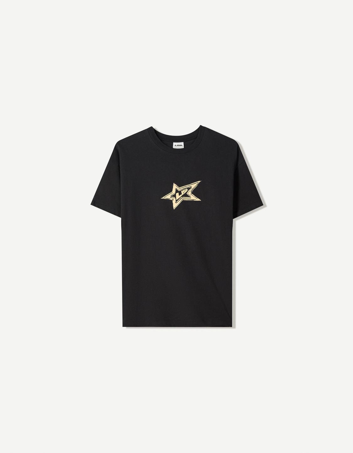 Lisa print short sleeve T-shirt