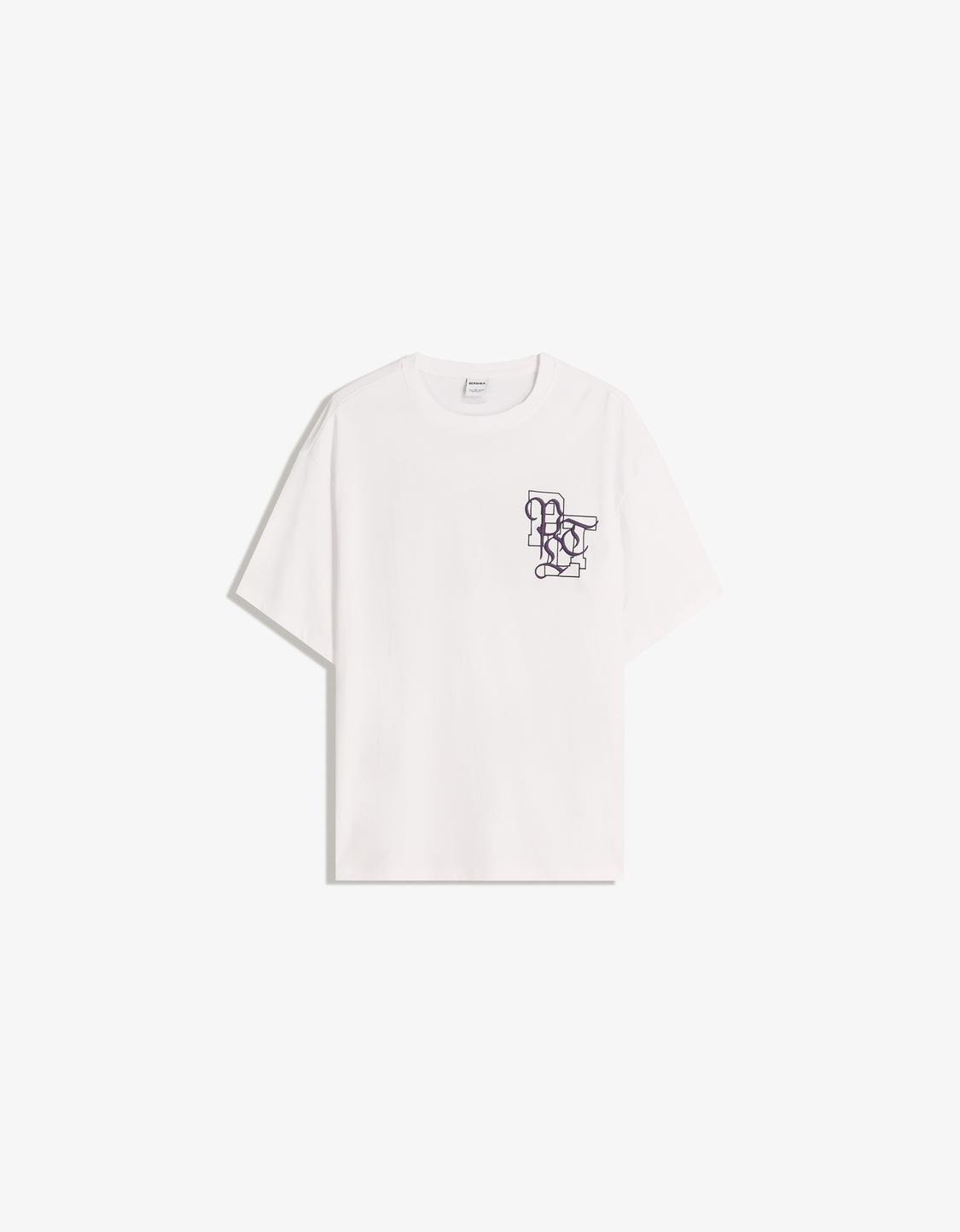 Short sleeve T-shirt with print