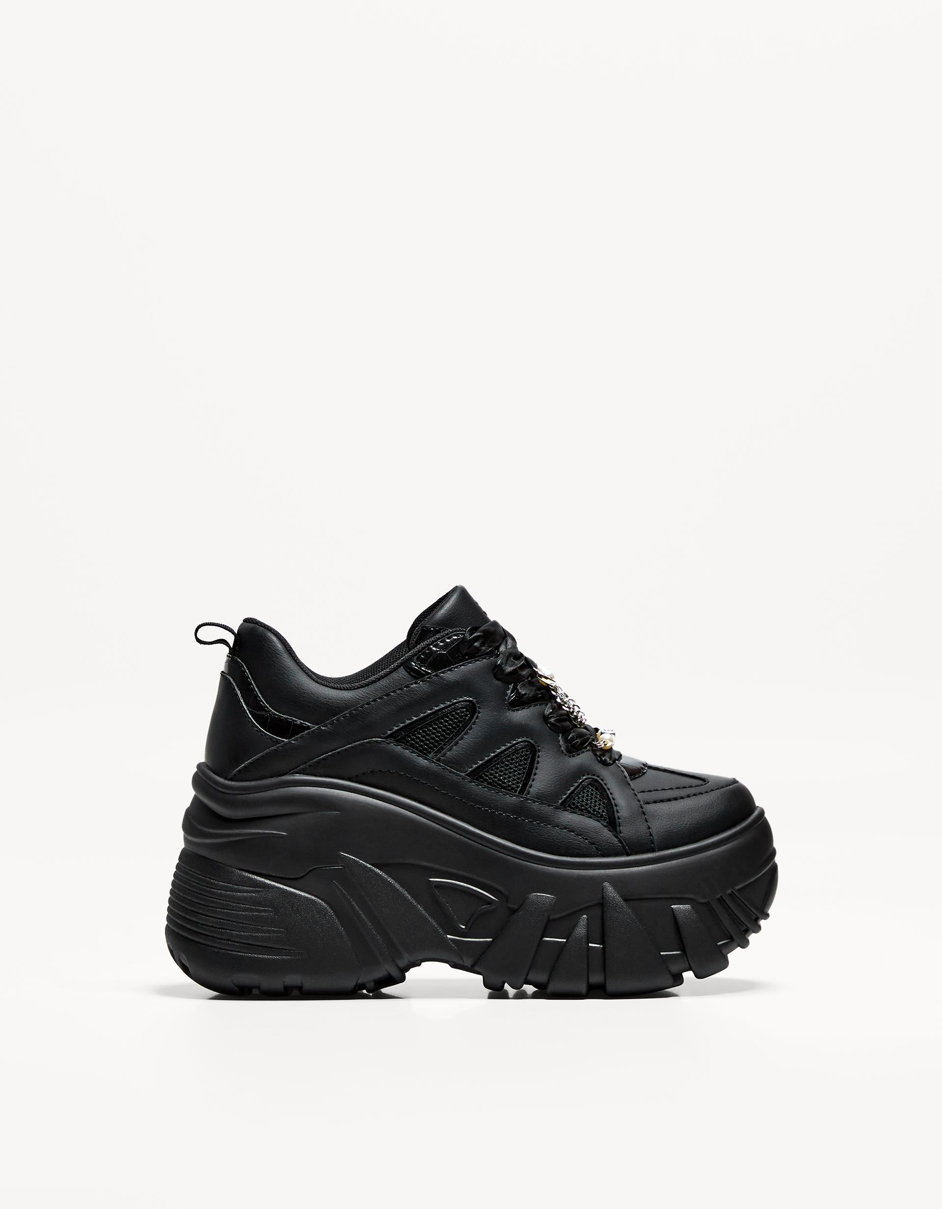 Zapatos Plataforma Tenis Plataforma Bershka Tenis Bershka Bershka