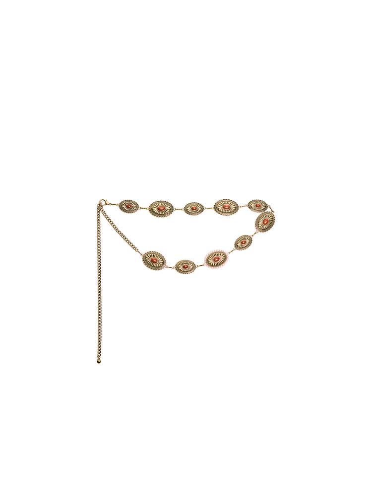 Cinturón cadena medallas