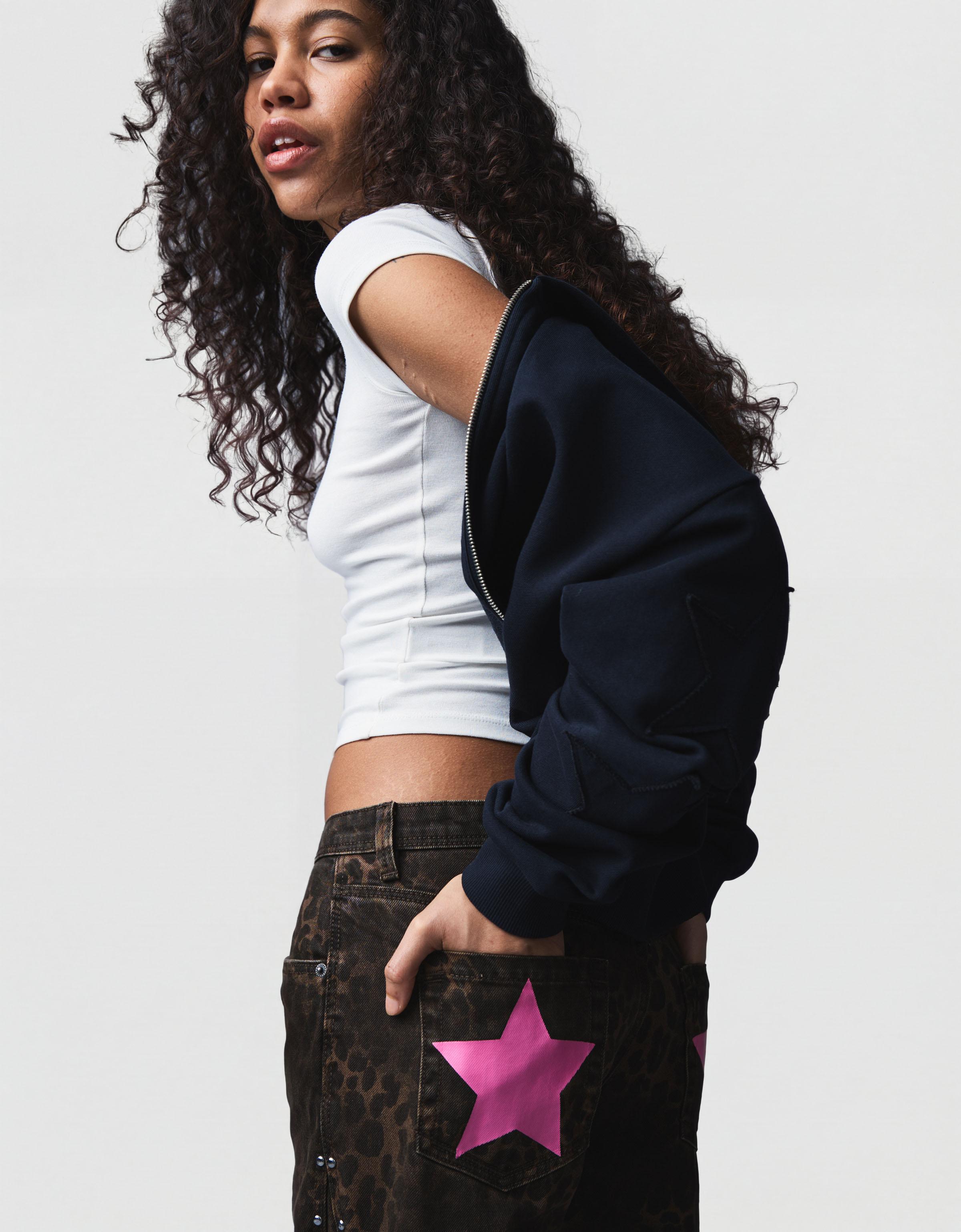 Straight fit fitilli kumaş pantolon - Görsel 57