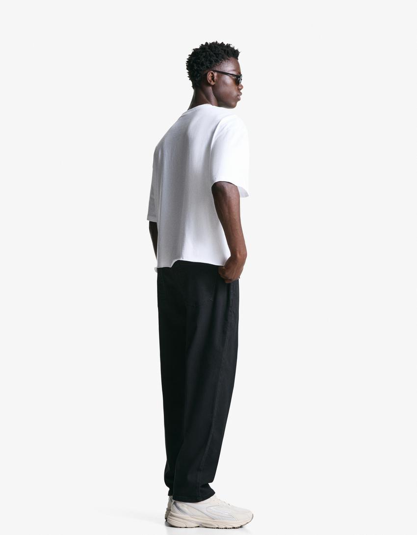 Jeans jogger-Negro