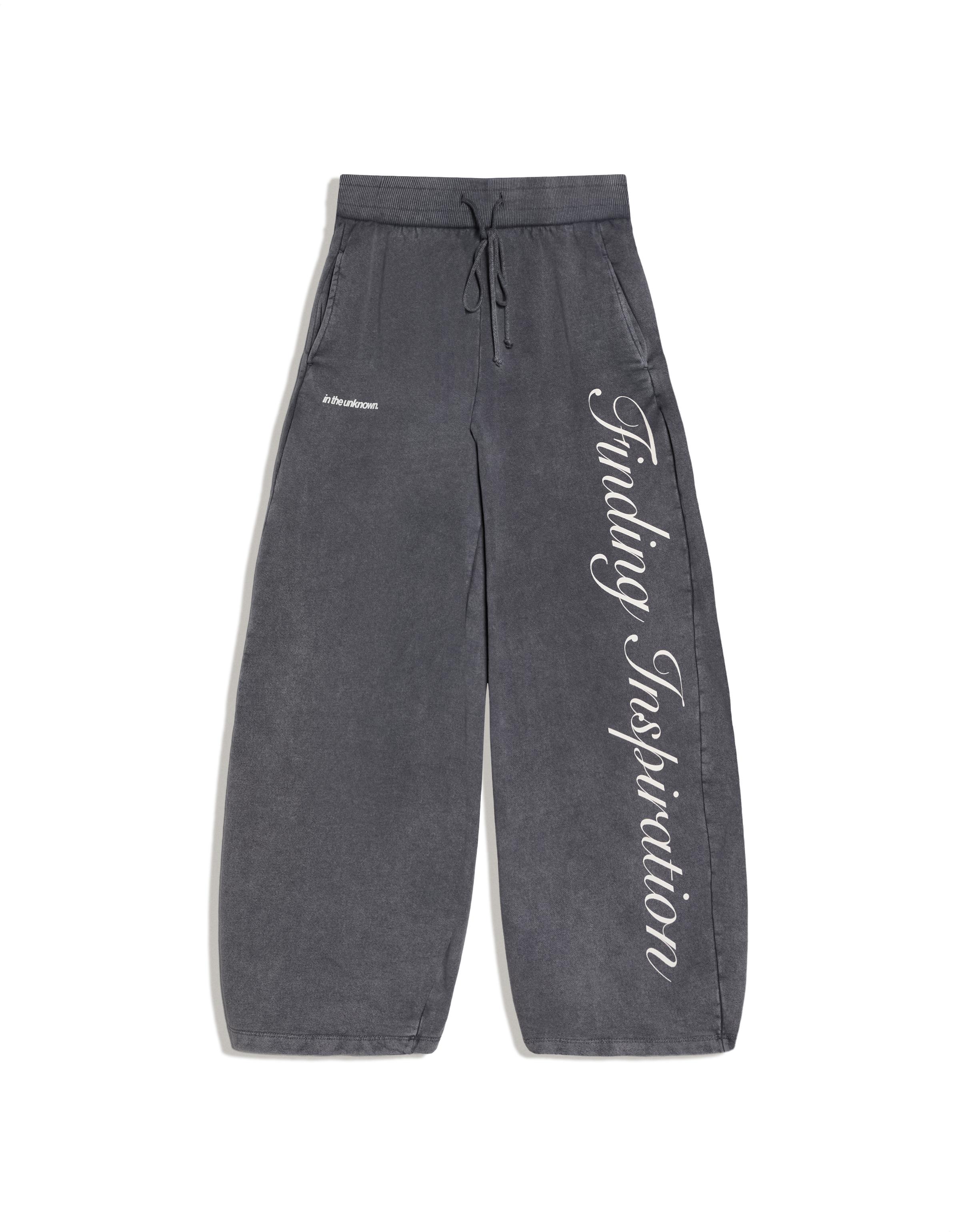 Baskılı barrel fit şardonlu eşofman altı - Görsel 15