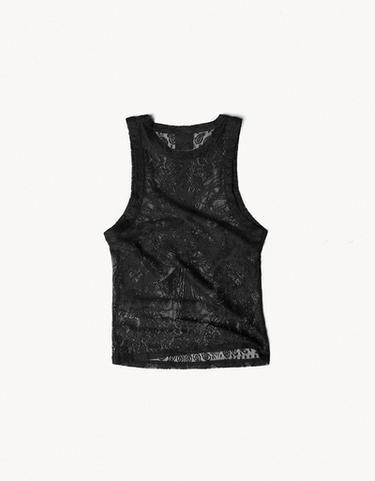 Lace sleeveless top ARIES X BERSHKA — Black 6