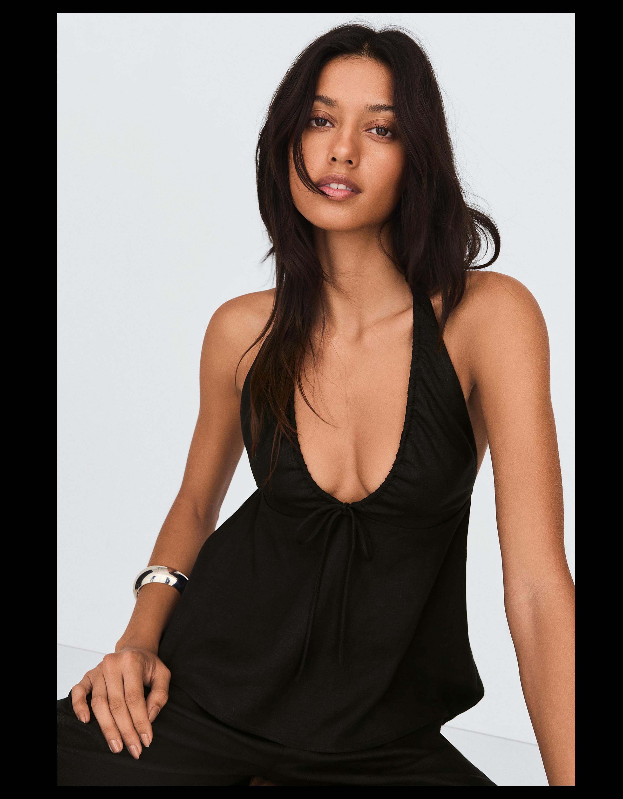 Keten halter top - Görsel 73