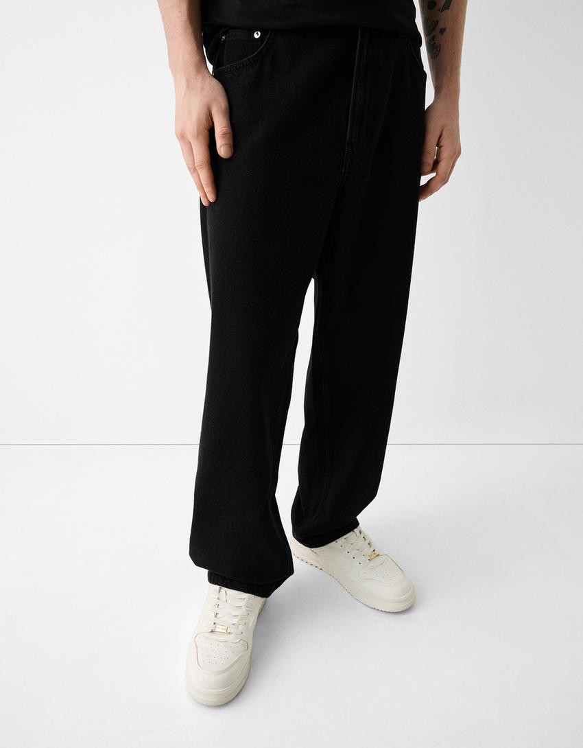 Baggy jeans-Black-3