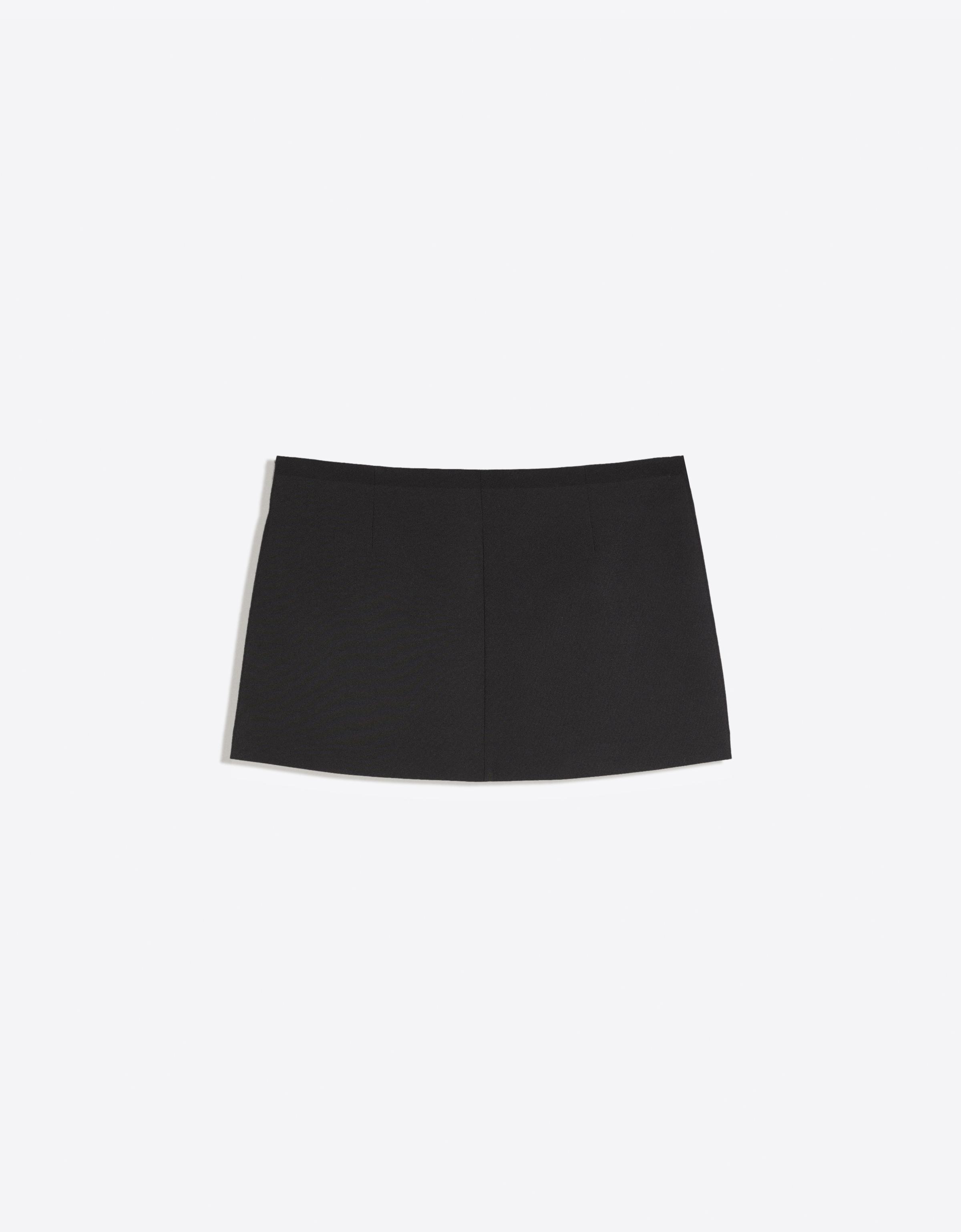 Tokalı mini şort etek - Görsel 4