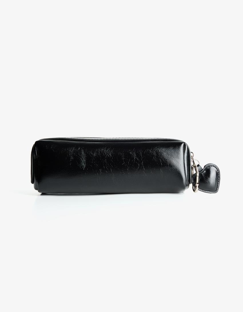 Etui van imitatieleer-Zwart