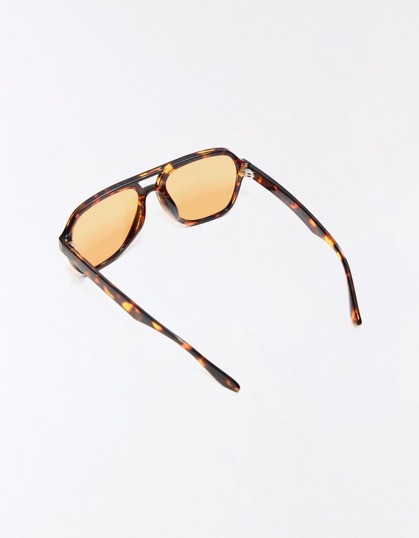 Gafas de sol retro-Negro