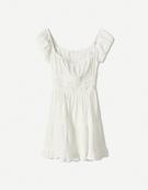 Mini dress with ruffles