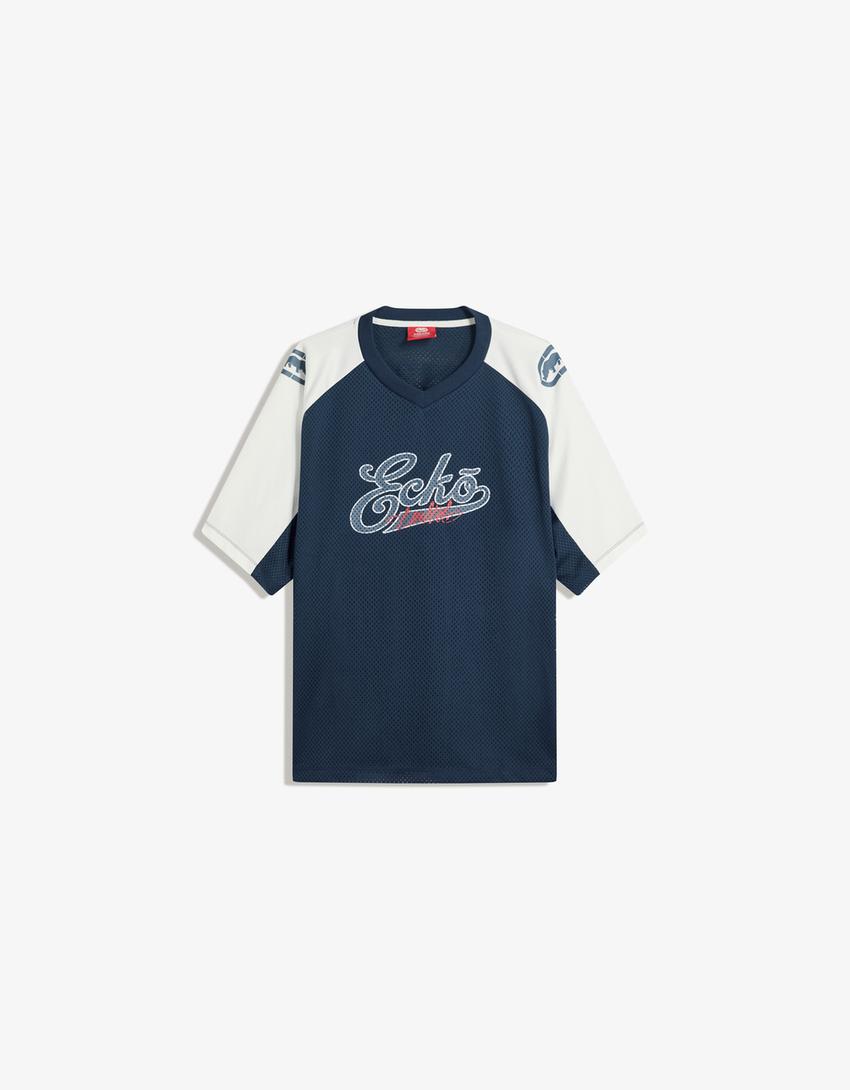 Ecko Unltd mesh sport T-shirt-Blue