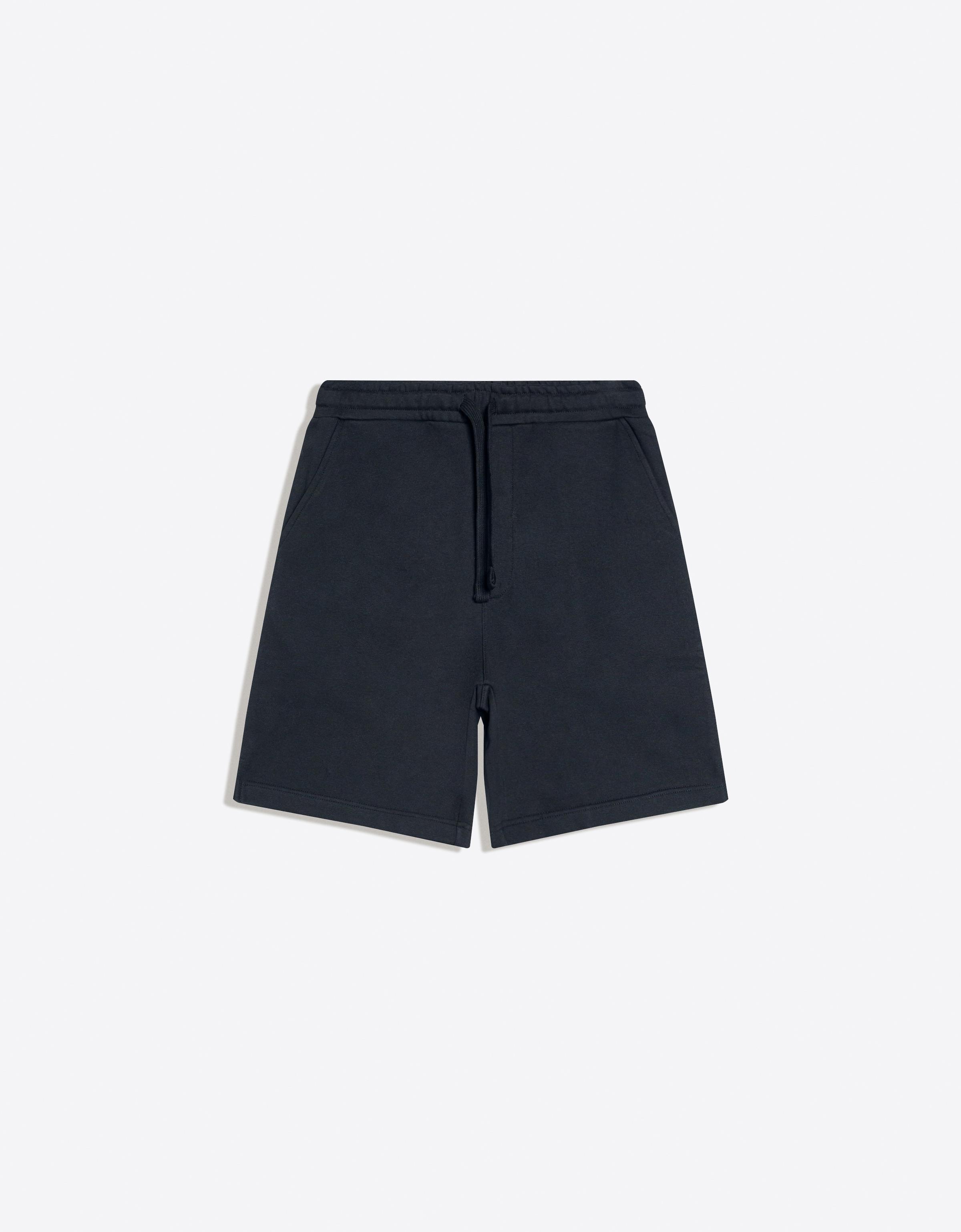 Plush Bermuda shorts — Navy