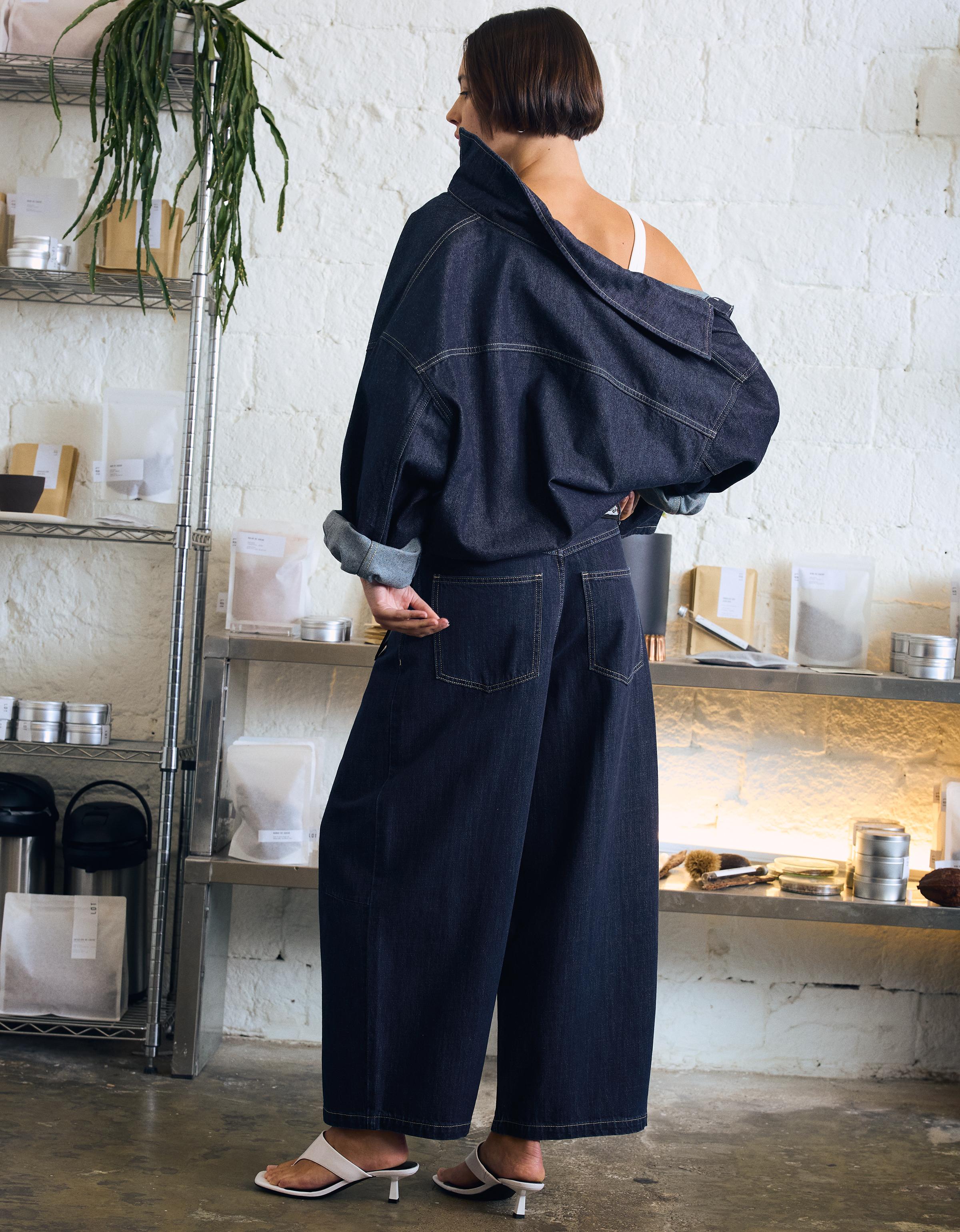 Crop barrel fit jean - Görsel 29