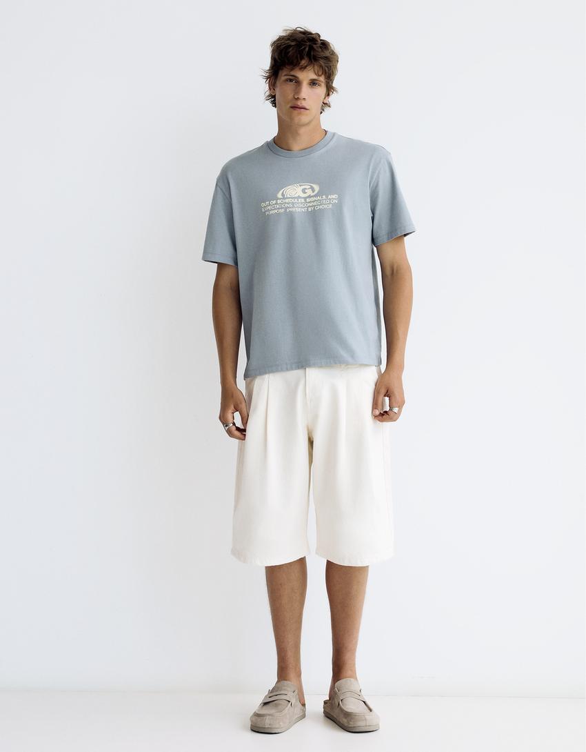 Short sleeve T-shirt-Grey