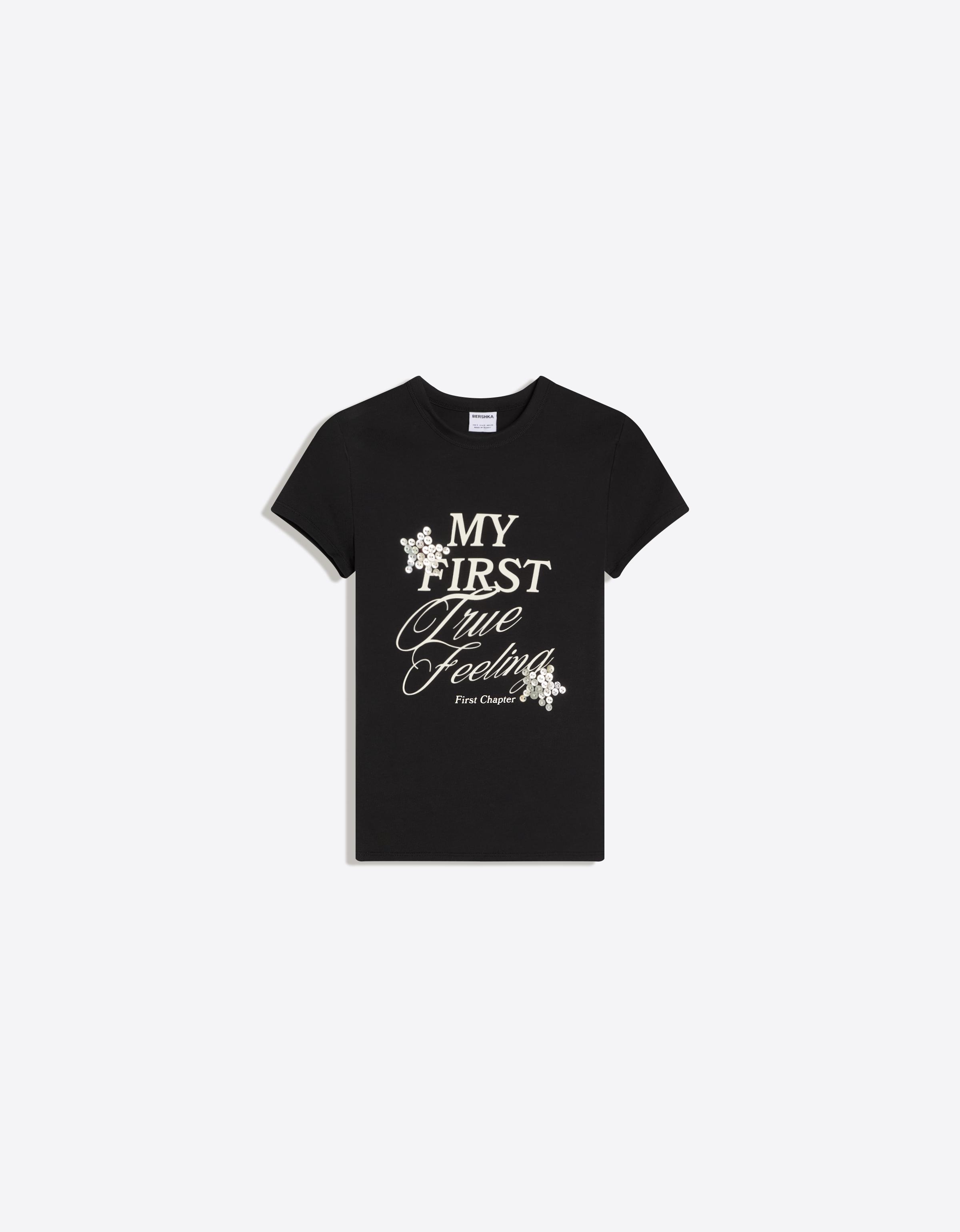 Kısa kollu baskılı tişört - Görsel 4