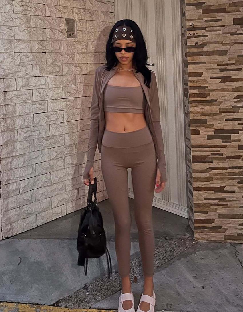 Leggings quick dry & breathable-Camel