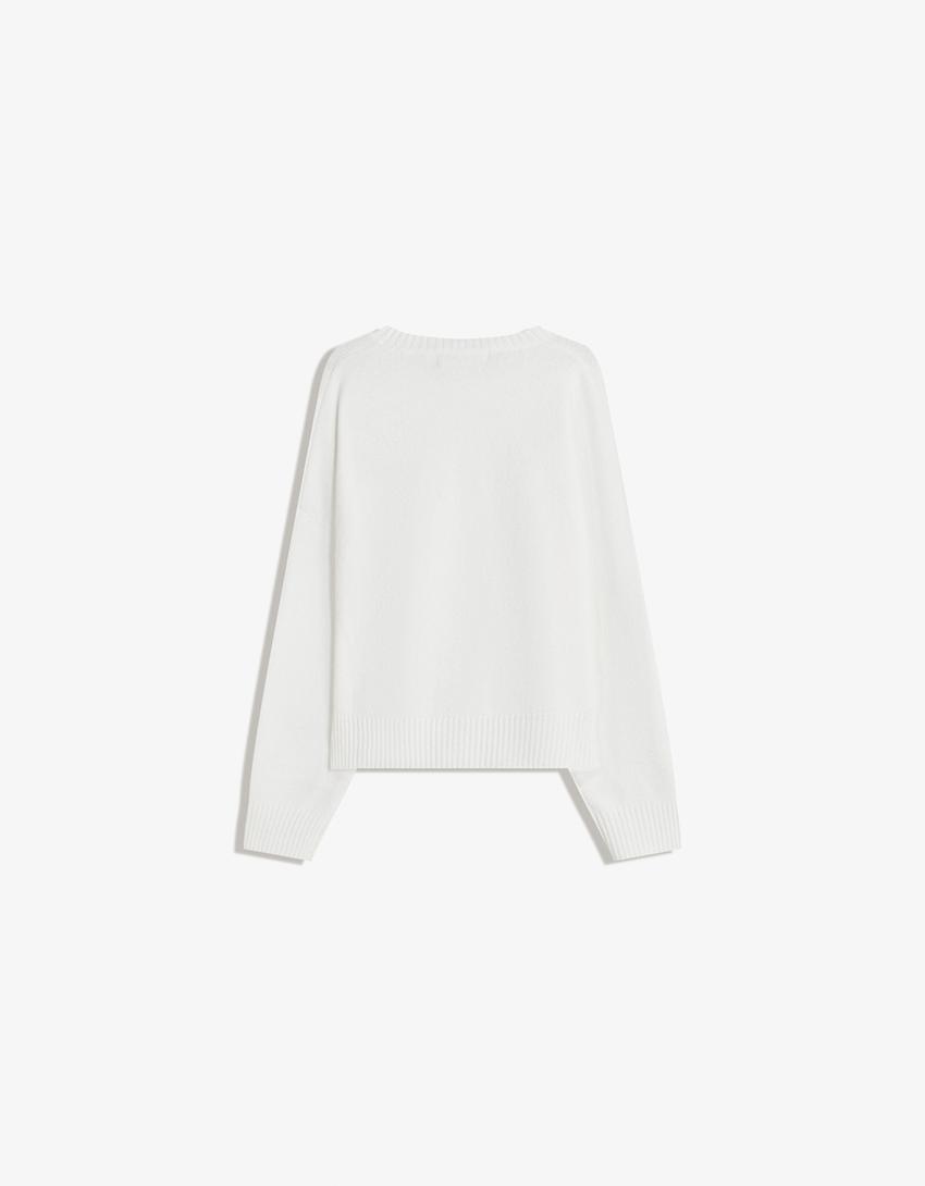 Cropped jumper-White-5