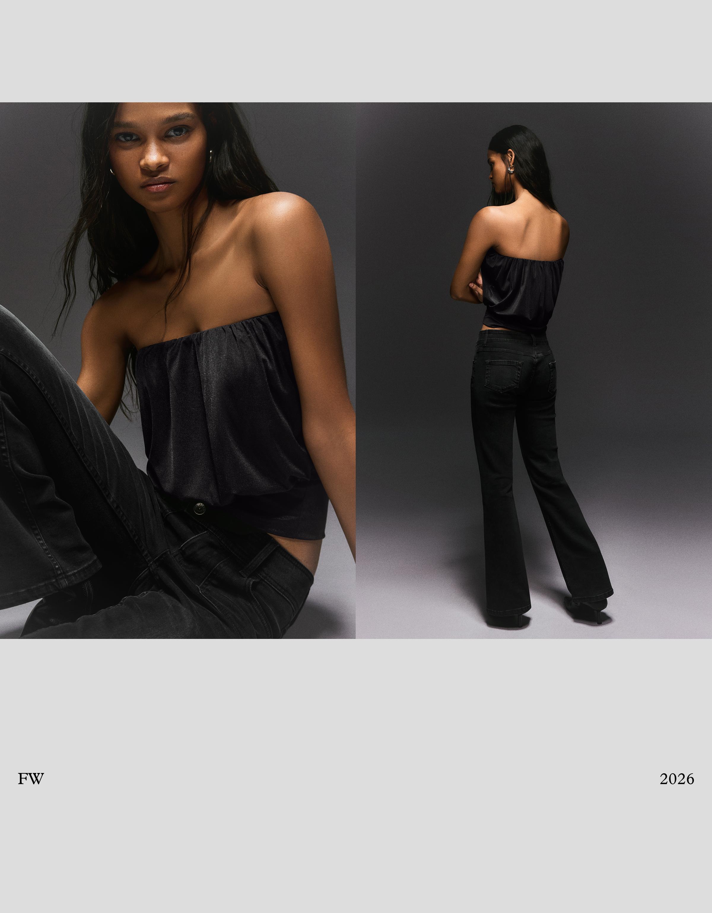 Balonlu bandeau top - Görsel 41