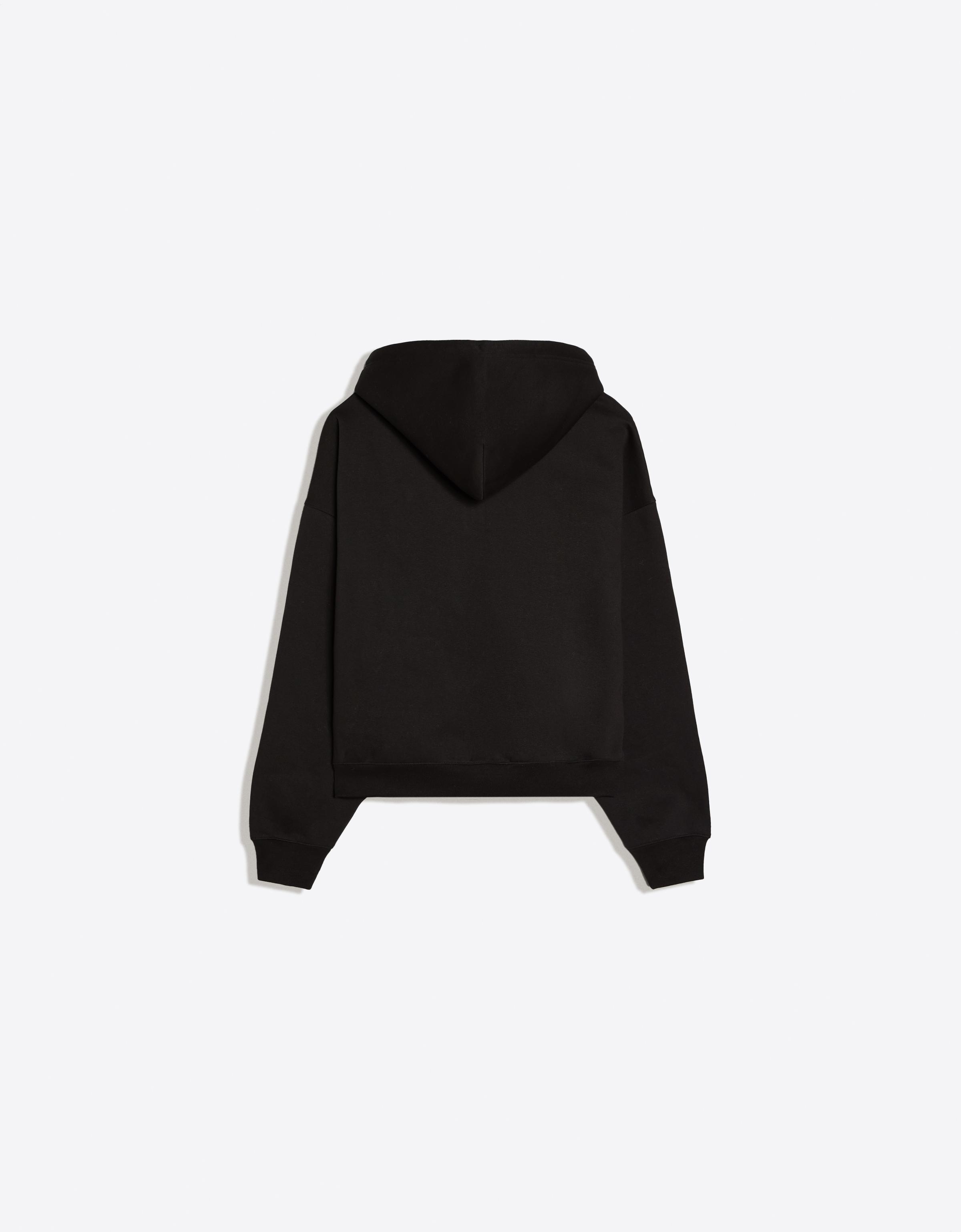 Zip-up hoodie — Black