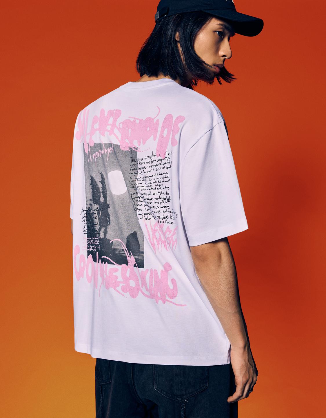 Short sleeve T-shirt with print