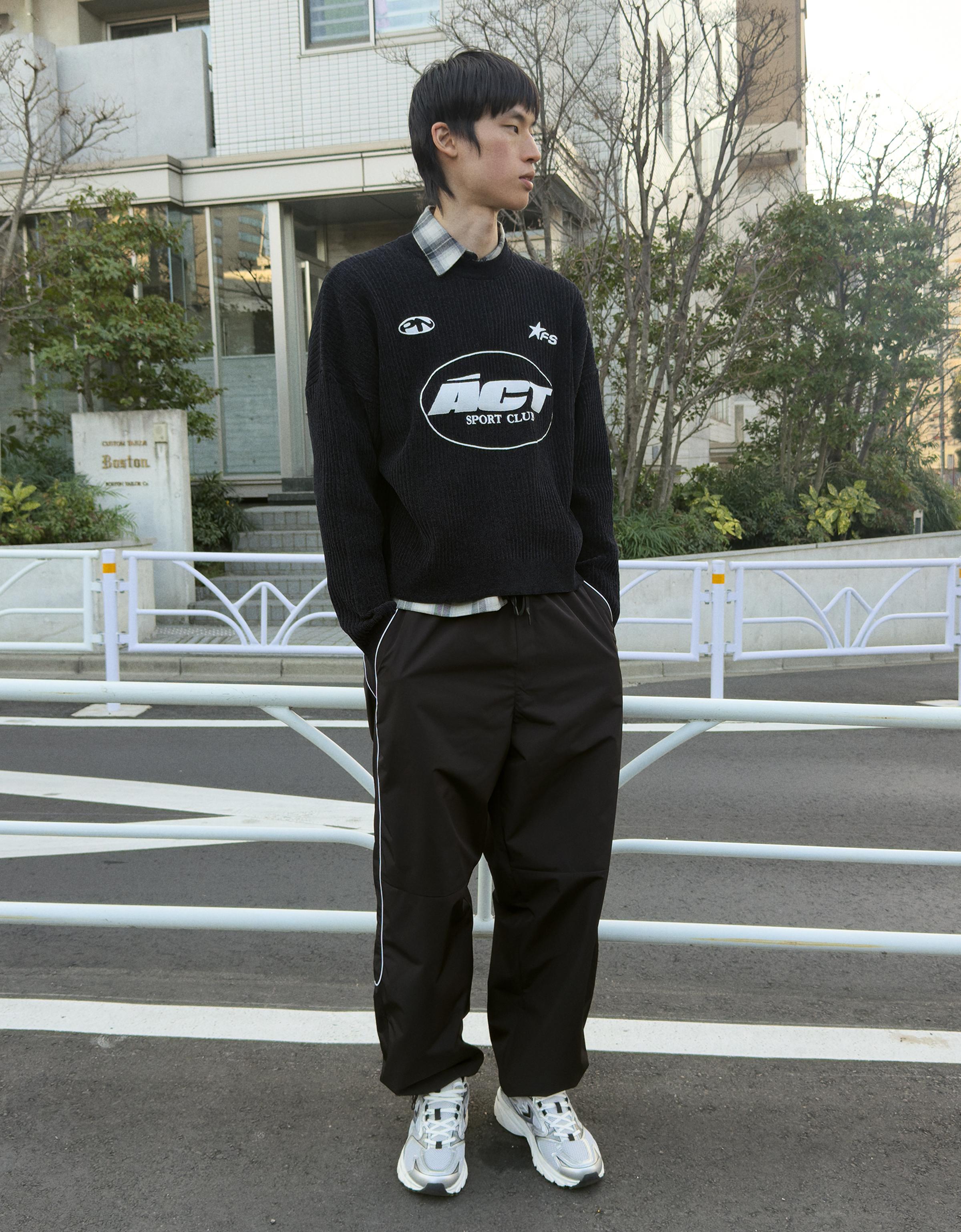 Baskılı şönil bisiklet yaka kazak - Görsel 33