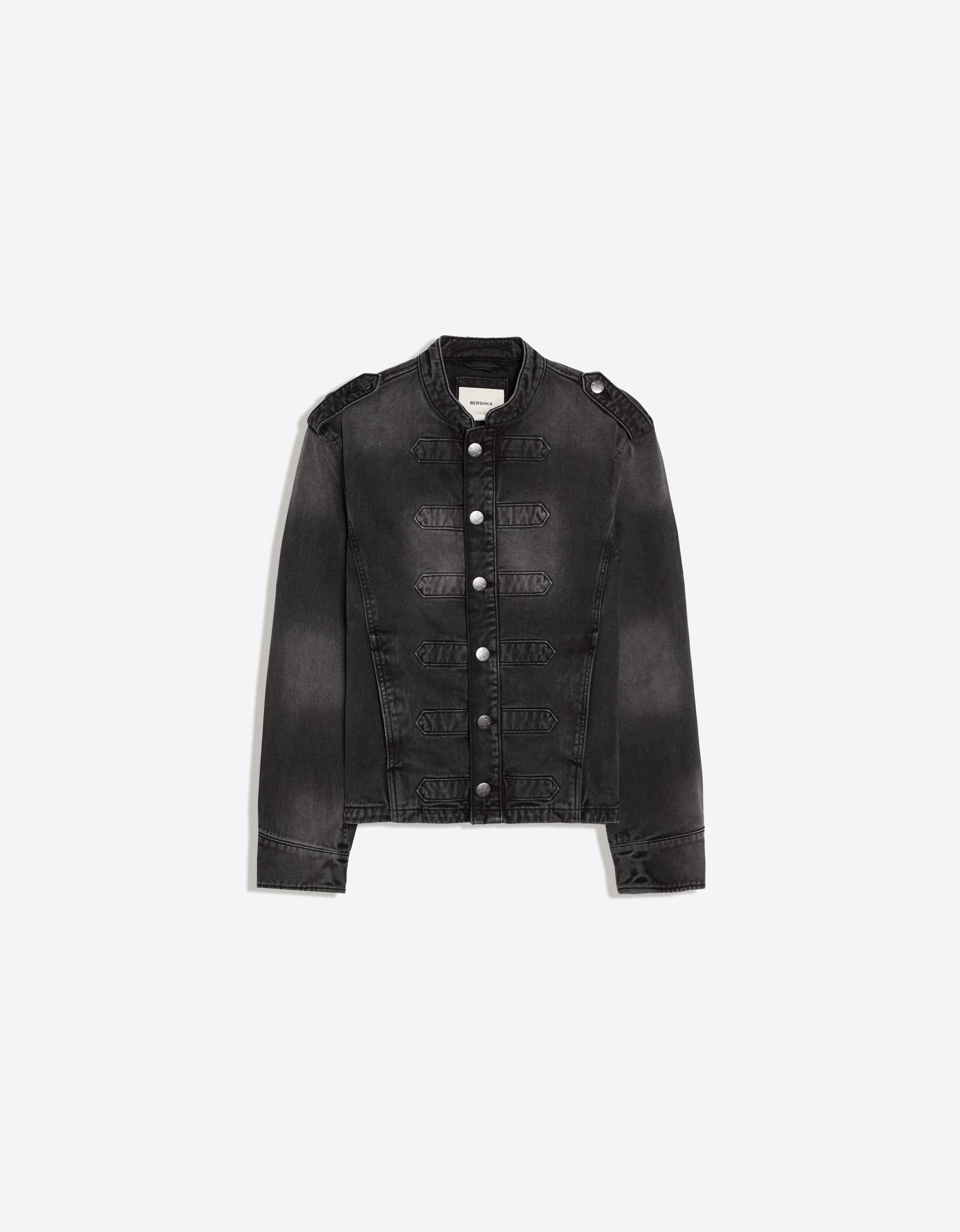 Button-up jacket — Black