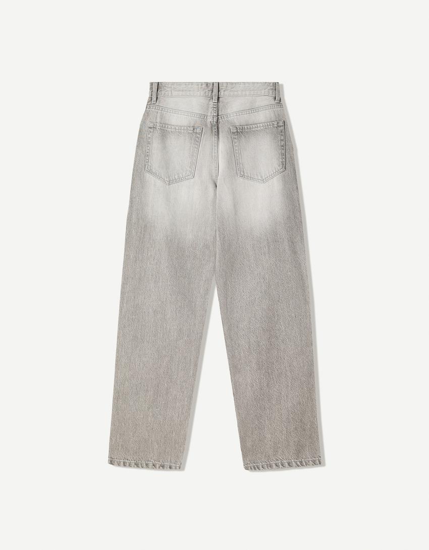 Jeans tapered-Grigio-4
