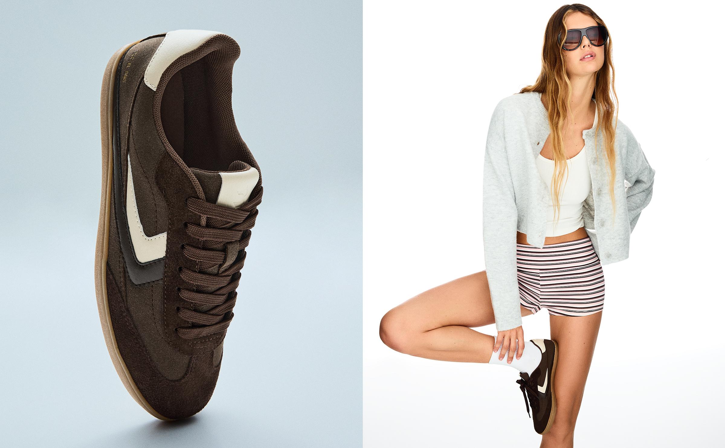 Retro trainers — Brown