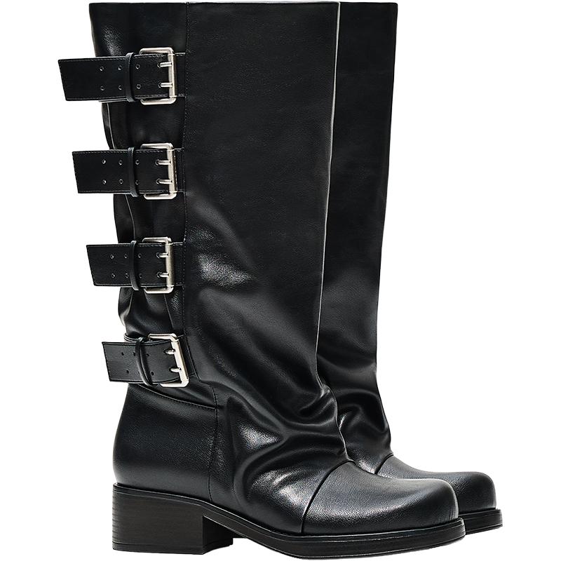 Biker boots — BLACK