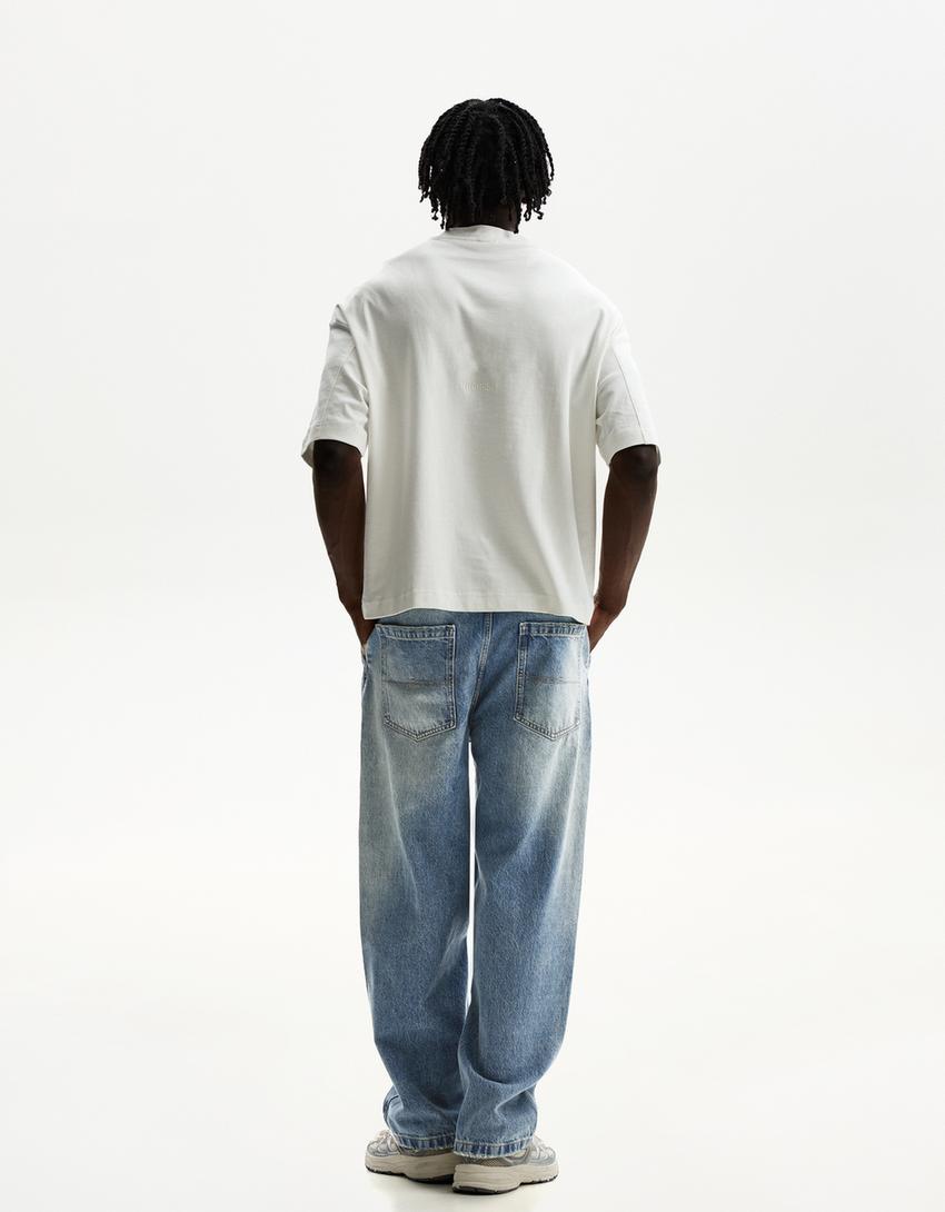 Skater jeans-Washed out blue-1