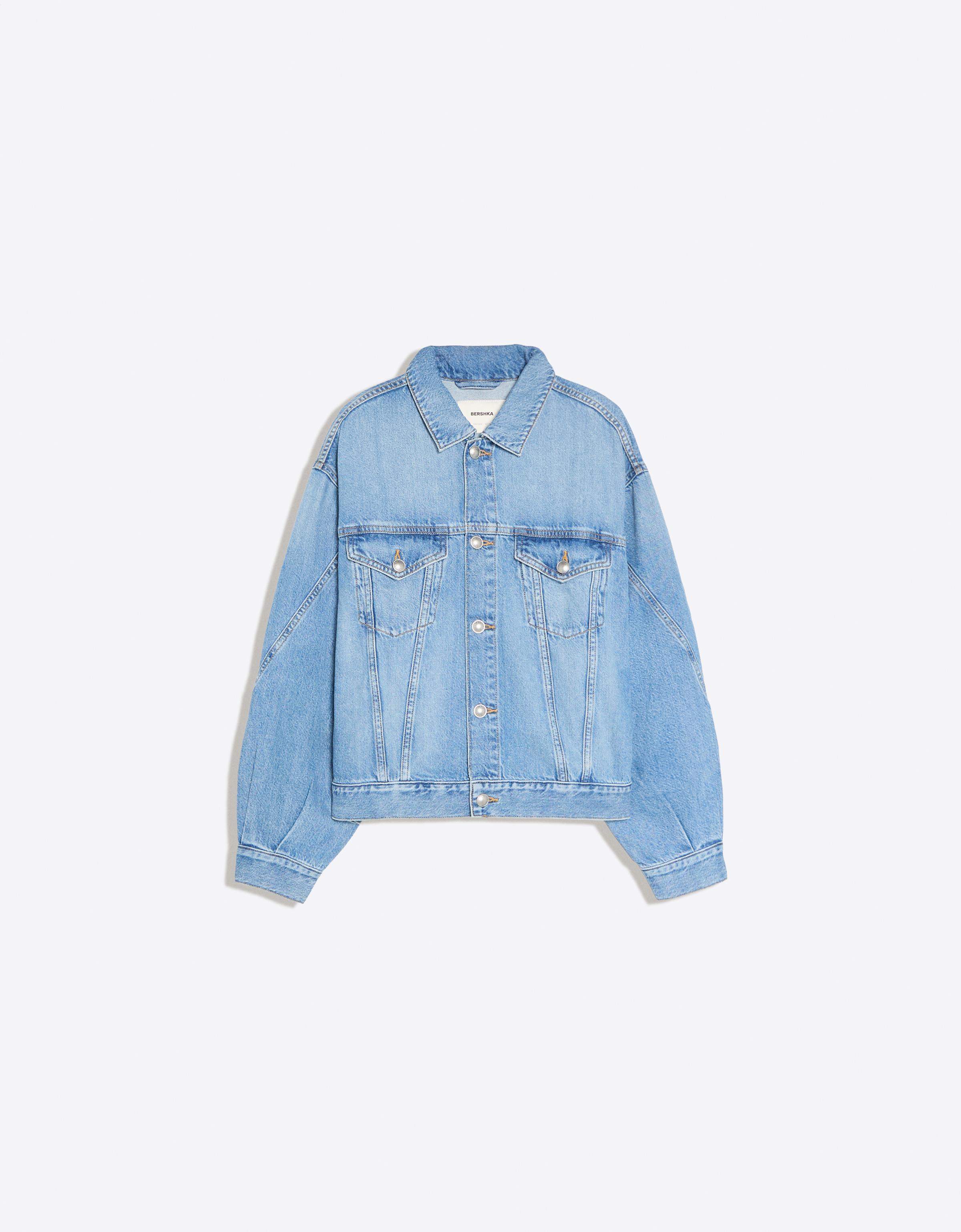 Oversize denim jacket — Light blue