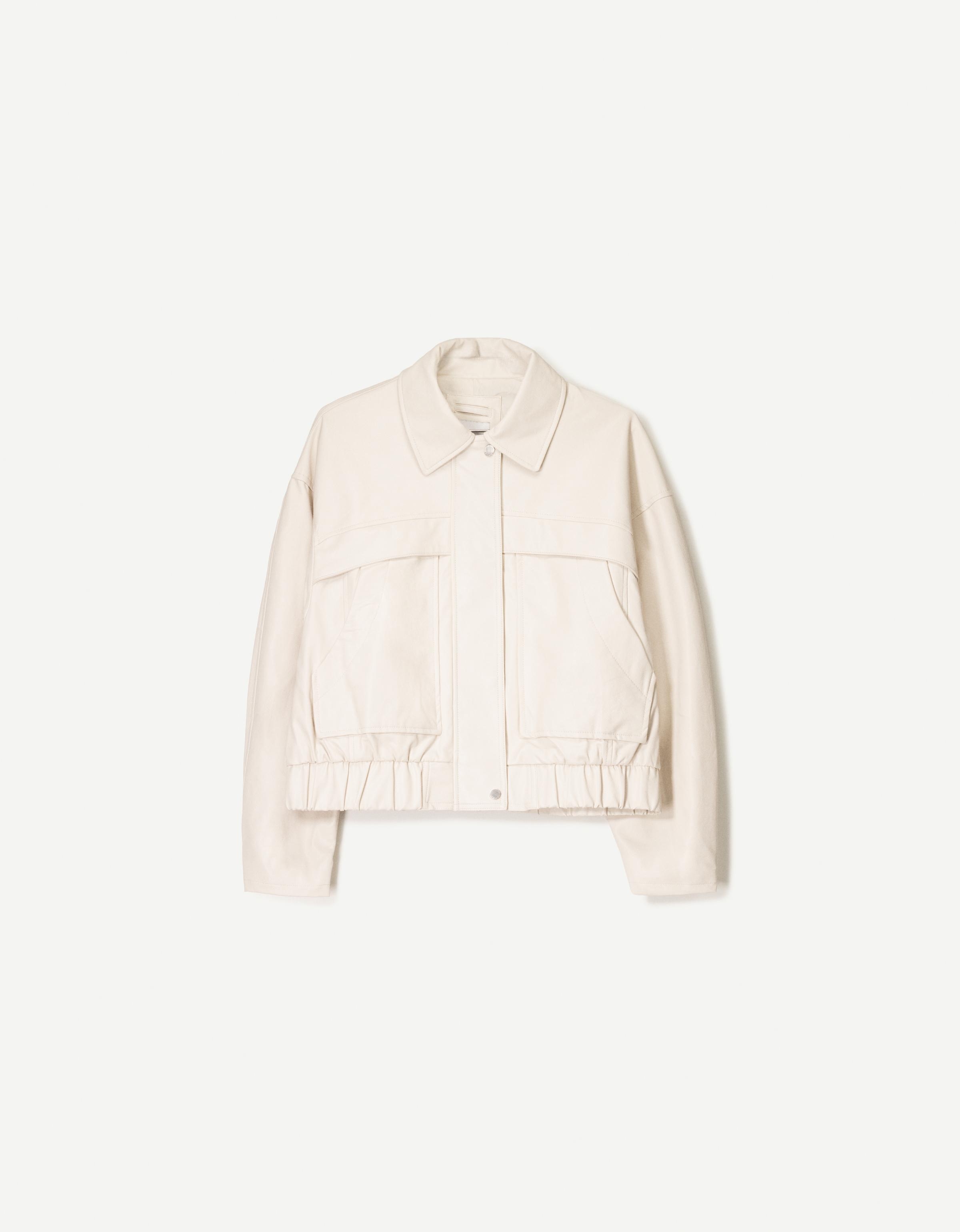 Leather effect jacket - Jackets and blazers - BSK Teen | Bershka
