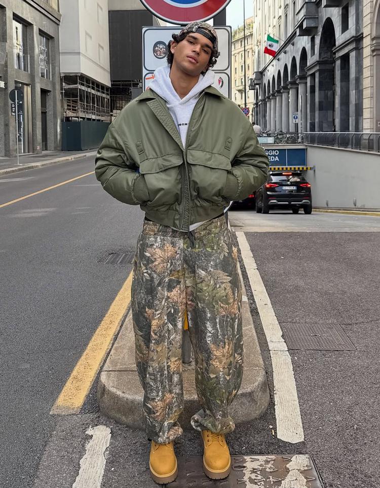 Technical bomber jacket