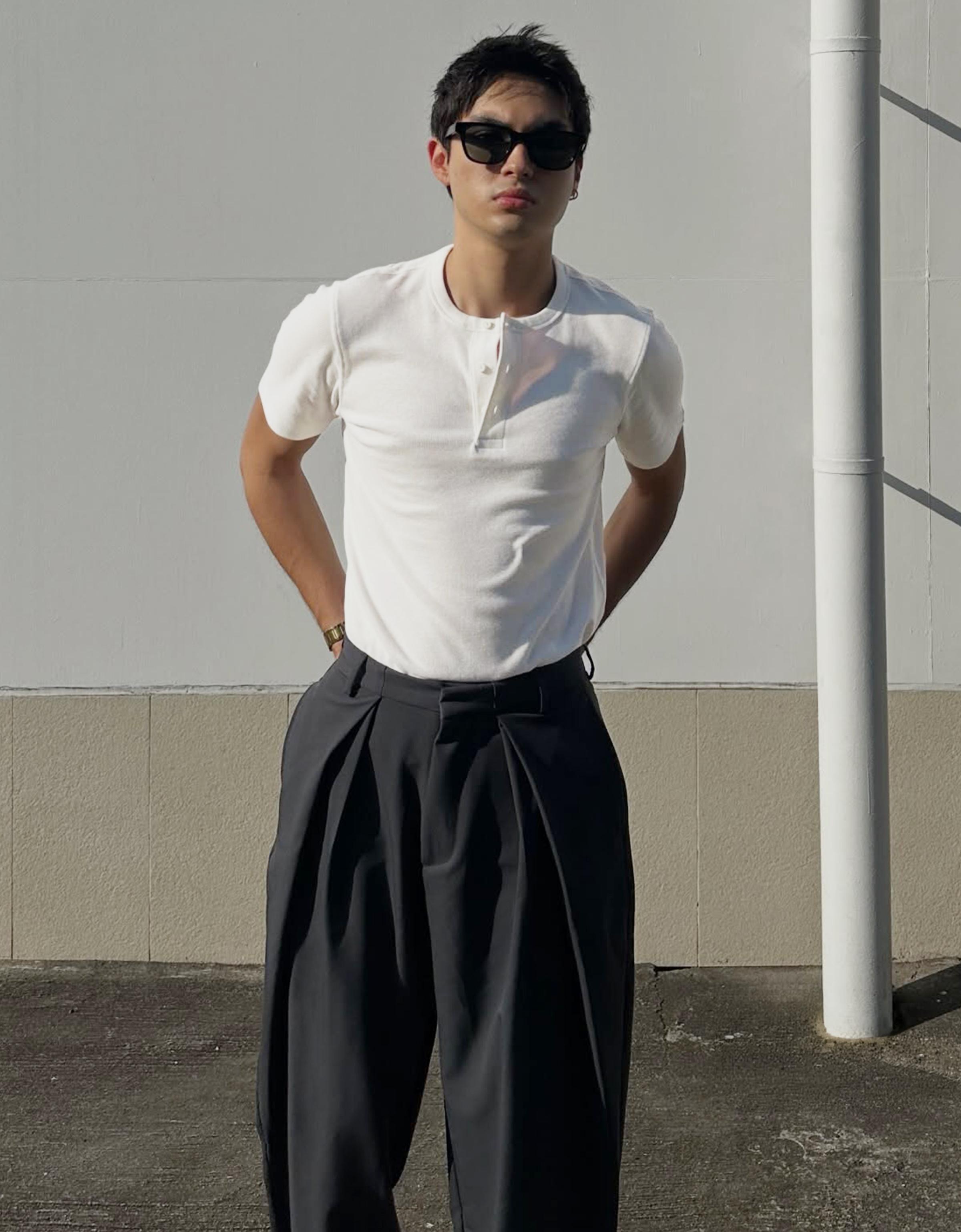 Kısa kollu gofre ekmekçi tişört - Görsel 43