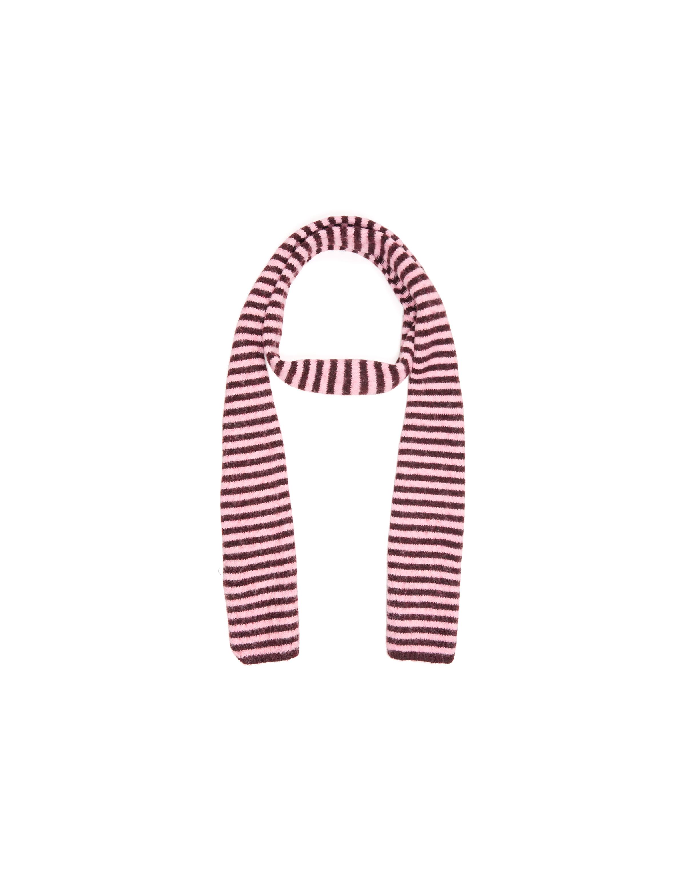 Extra-long knit scarf — Pink